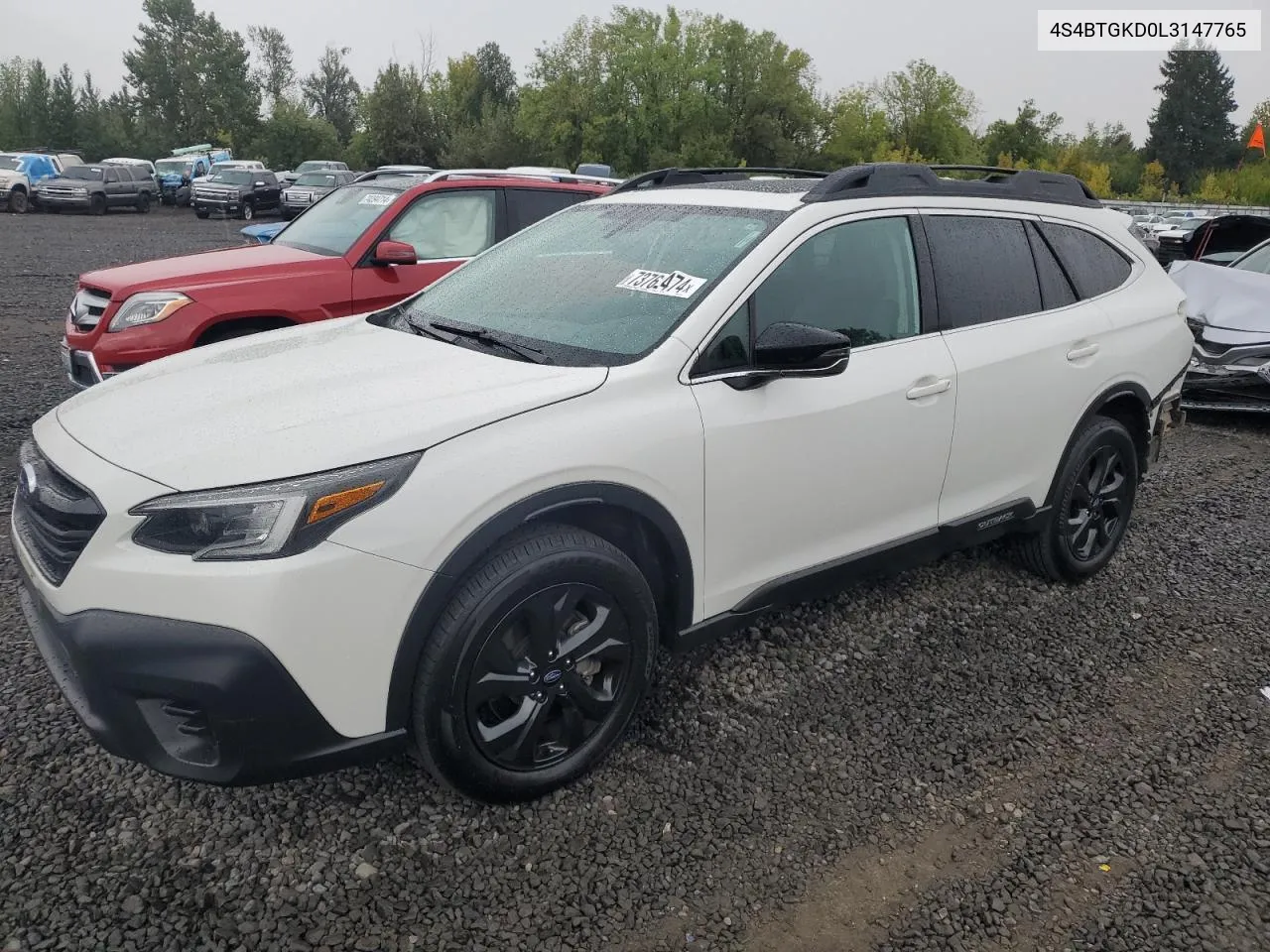 2020 Subaru Outback Onyx Edition Xt VIN: 4S4BTGKD0L3147765 Lot: 73762474