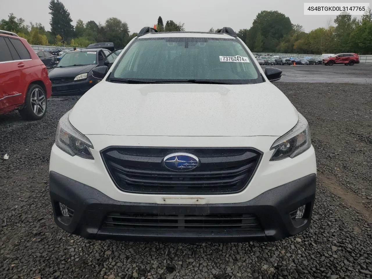 2020 Subaru Outback Onyx Edition Xt VIN: 4S4BTGKD0L3147765 Lot: 73762474