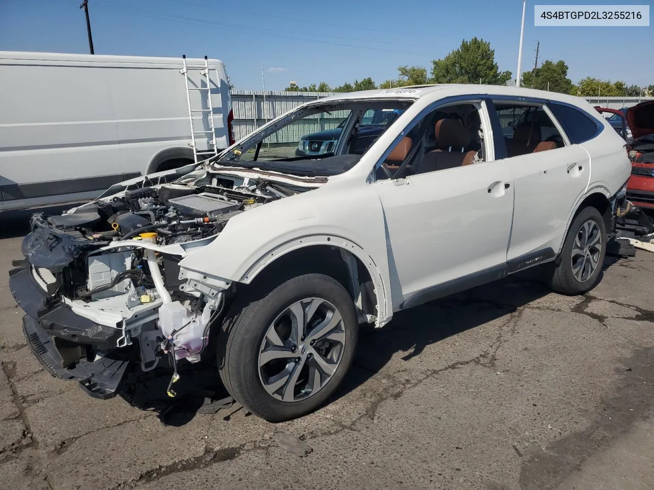 2020 Subaru Outback Touring Ldl VIN: 4S4BTGPD2L3255216 Lot: 74110374