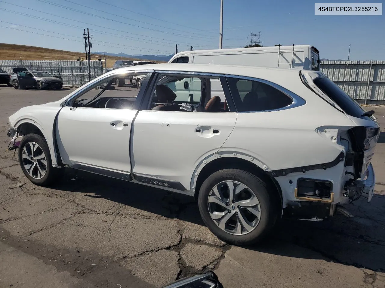 2020 Subaru Outback Touring Ldl VIN: 4S4BTGPD2L3255216 Lot: 74110374