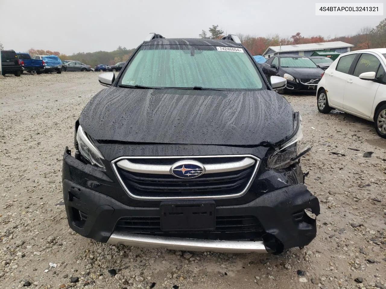 2020 Subaru Outback Touring VIN: 4S4BTAPC0L3241321 Lot: 74246054