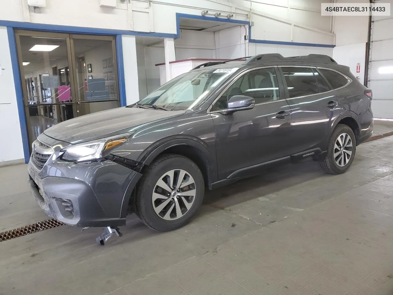 2020 Subaru Outback Premium VIN: 4S4BTAEC8L3114433 Lot: 74715194