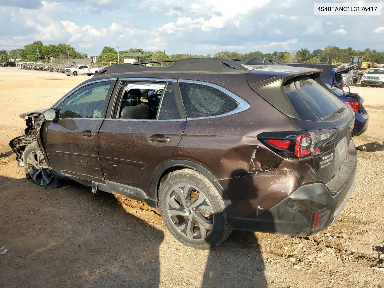 2020 Subaru Outback Limited VIN: 4S4BTANC1L3176417 Lot: 74817914