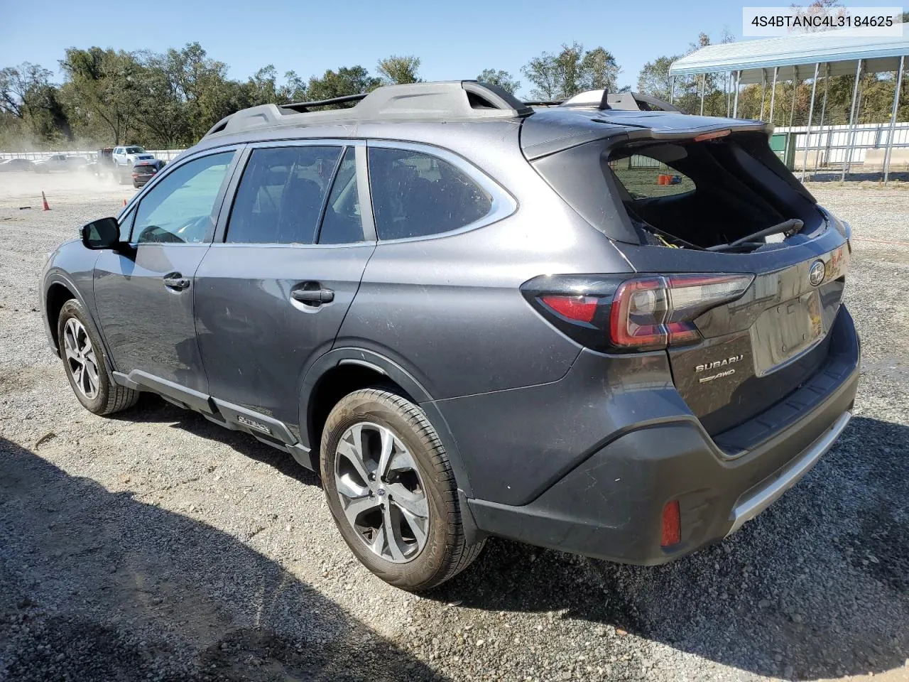 2020 Subaru Outback Limited VIN: 4S4BTANC4L3184625 Lot: 76166594