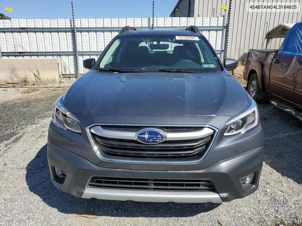 2020 Subaru Outback Limited VIN: 4S4BTANC4L3184625 Lot: 76166594