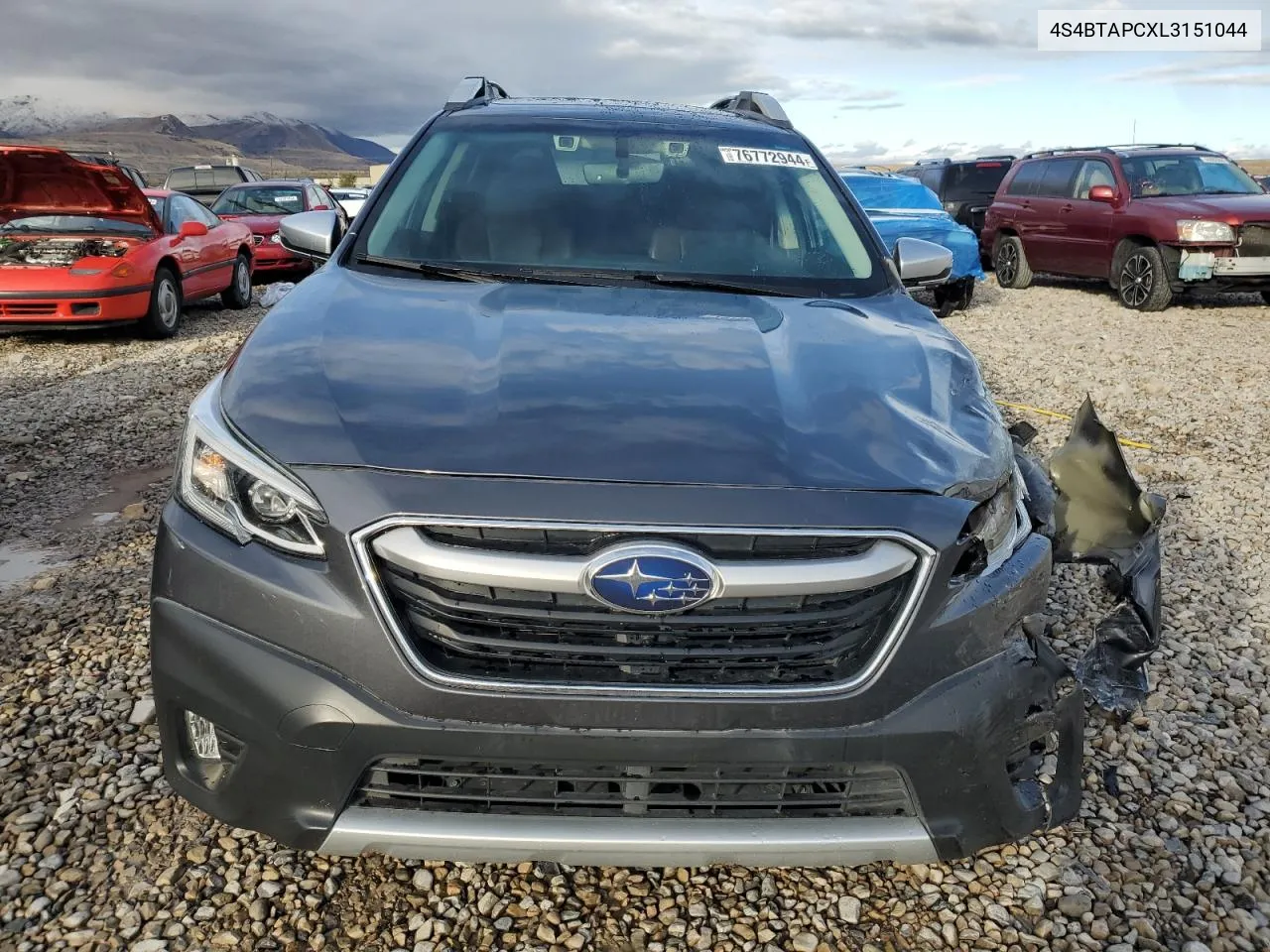 2020 Subaru Outback Touring VIN: 4S4BTAPCXL3151044 Lot: 76772944