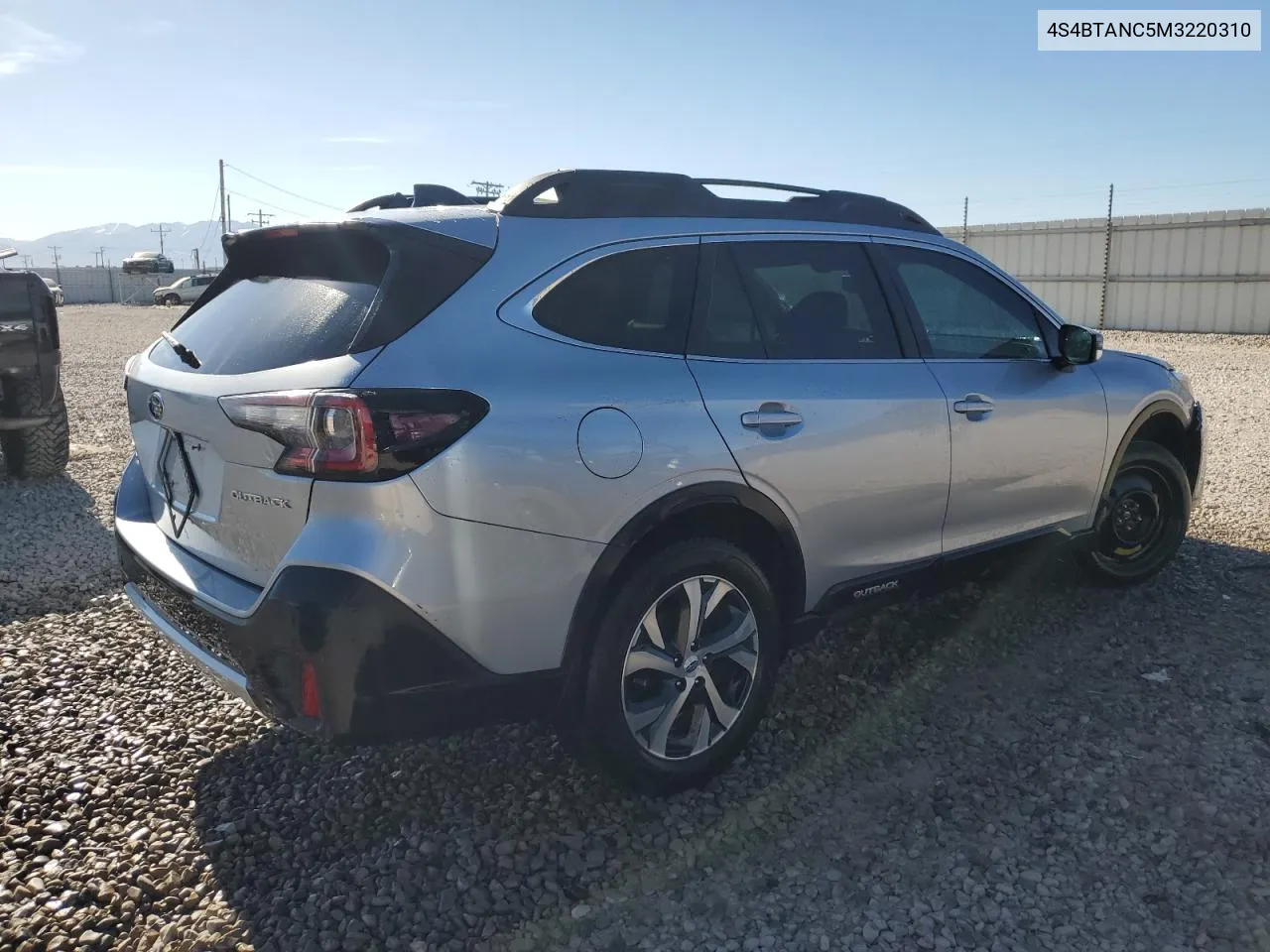 4S4BTANC5M3220310 2021 Subaru Outback Limited