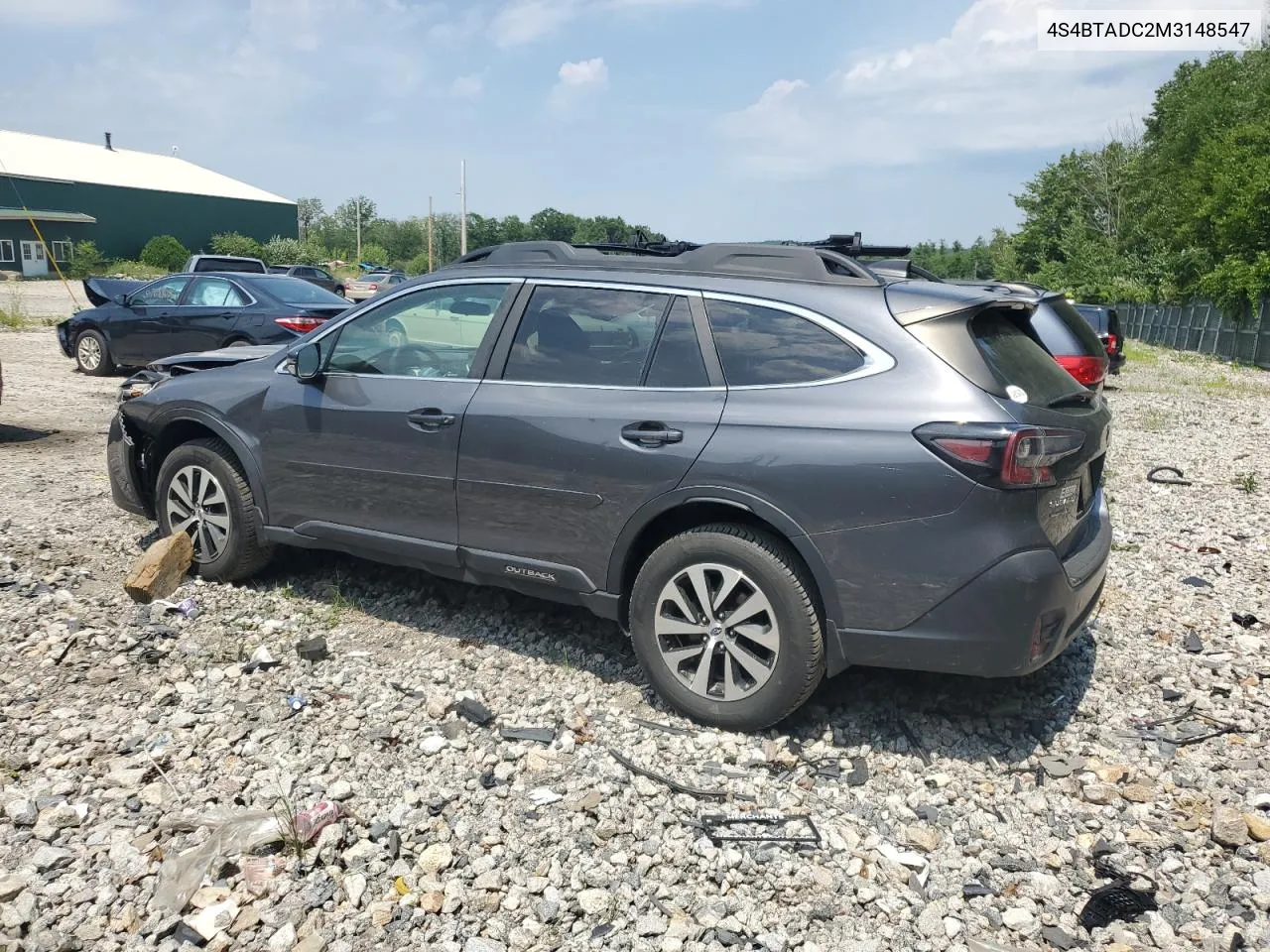 2021 Subaru Outback Premium VIN: 4S4BTADC2M3148547 Lot: 62208984