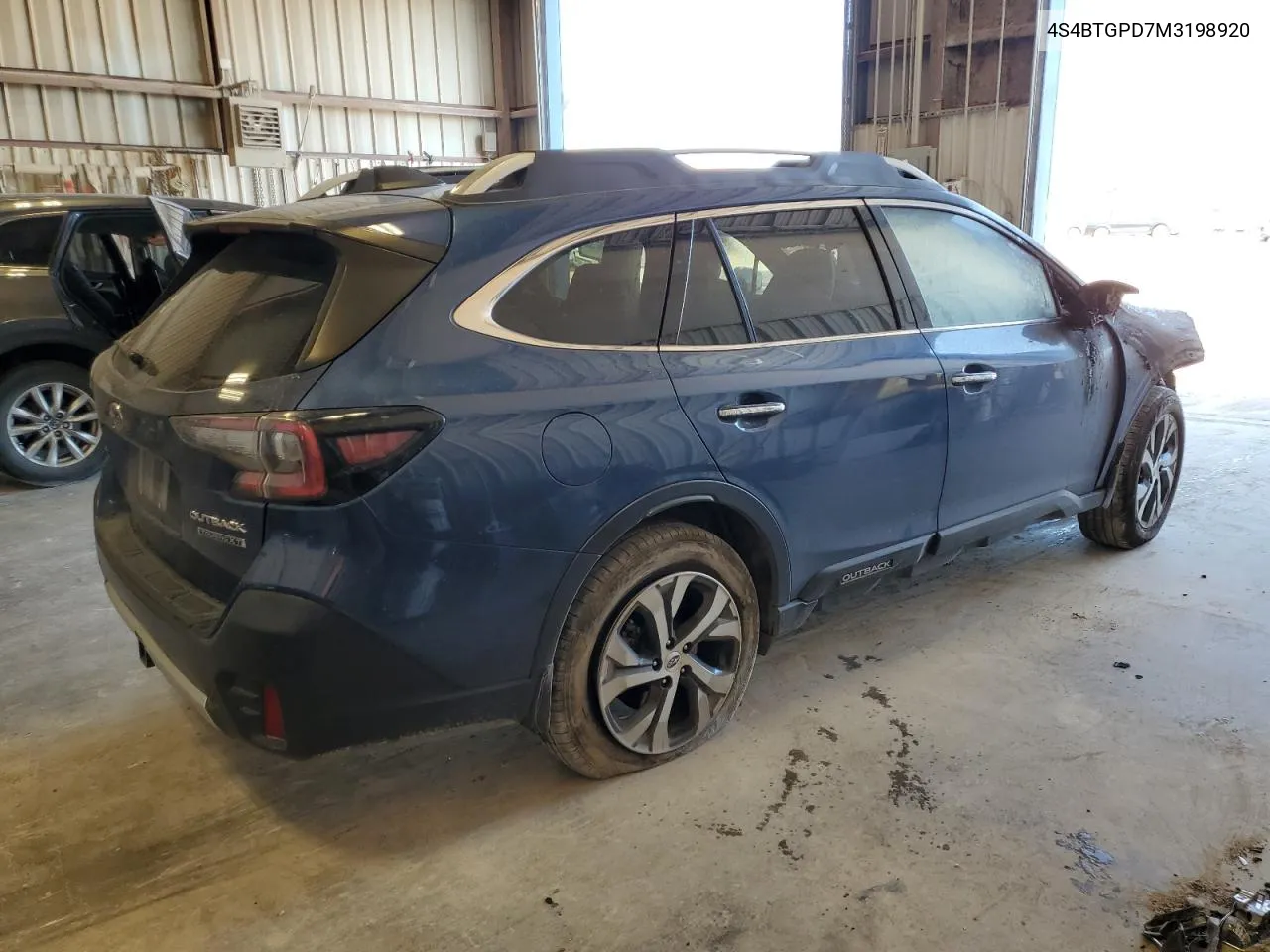 2021 Subaru Outback Touring VIN: 4S4BTGPD7M3198920 Lot: 68806594