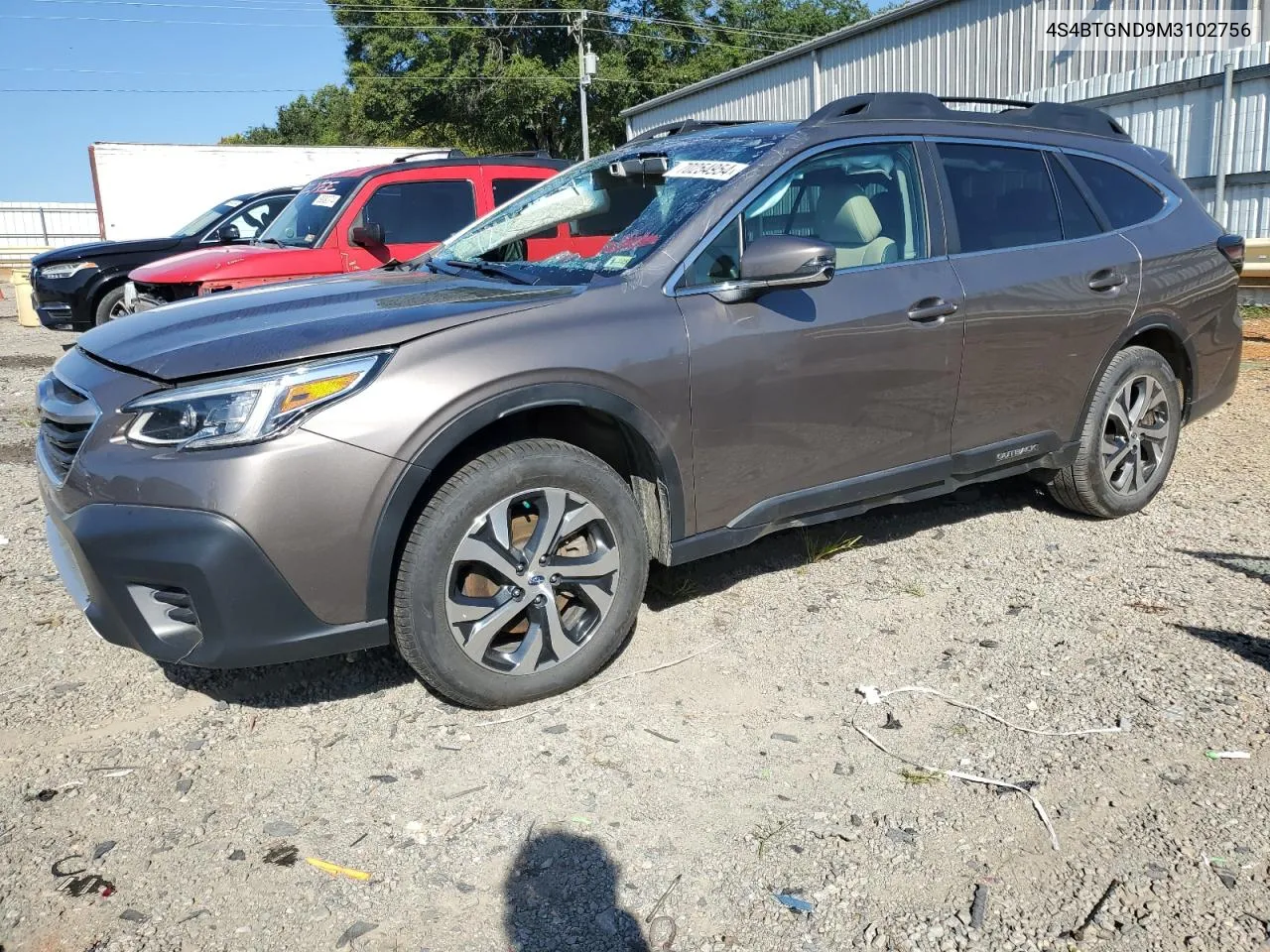 2021 Subaru Outback Limited Xt VIN: 4S4BTGND9M3102756 Lot: 70254954