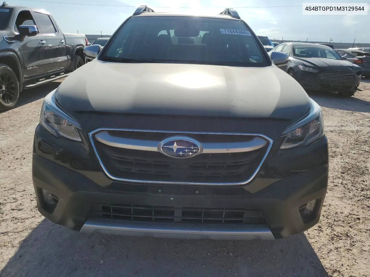 2021 Subaru Outback Touring VIN: 4S4BTGPD1M3129544 Lot: 71844364