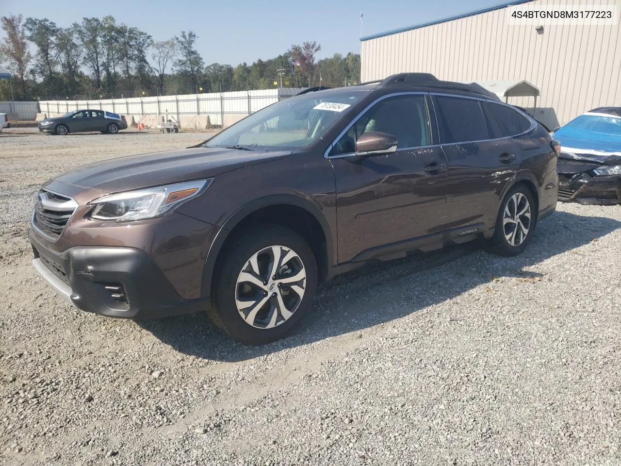 2021 Subaru Outback Limited Xt VIN: 4S4BTGND8M3177223 Lot: 76130454