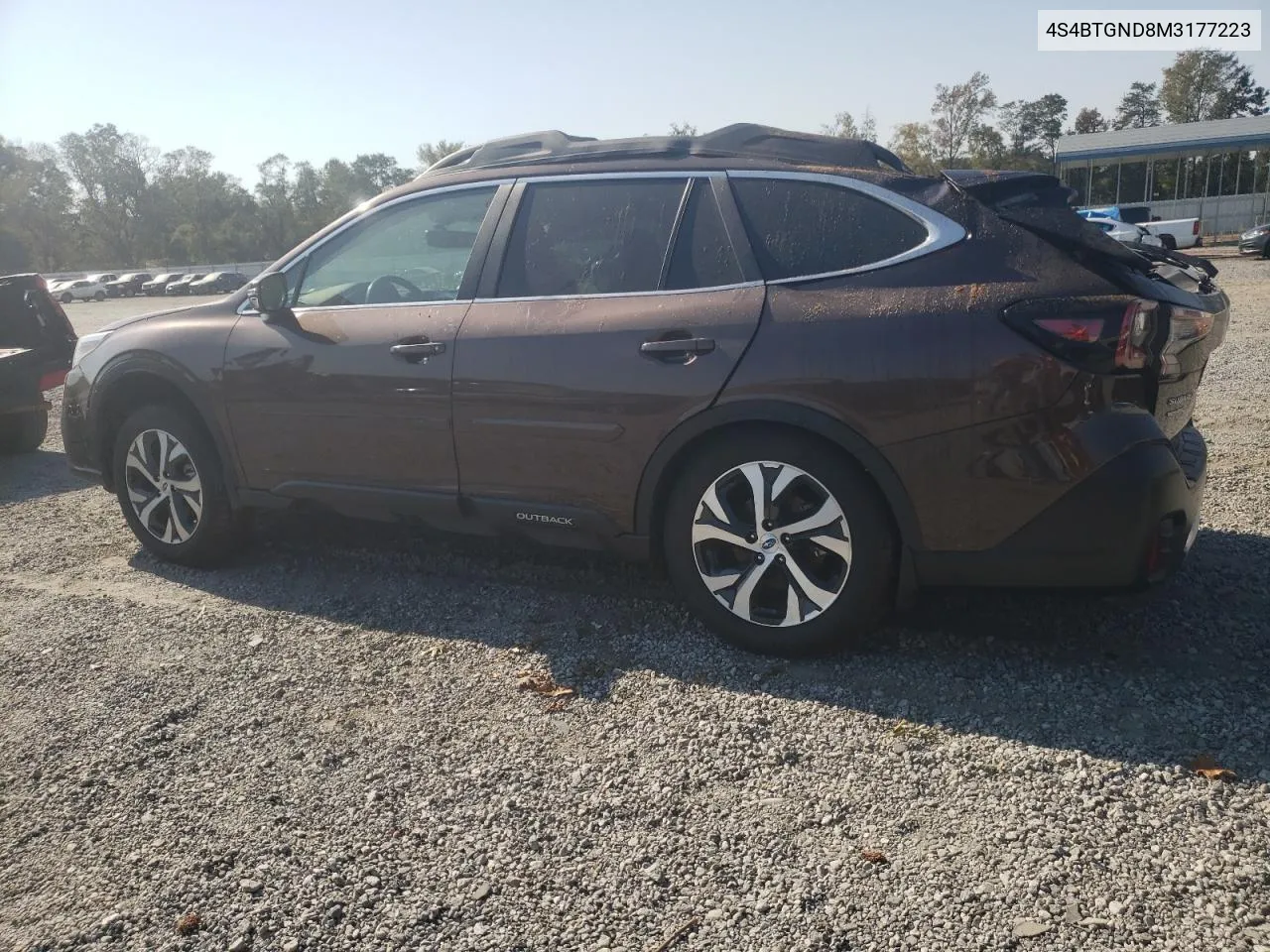 2021 Subaru Outback Limited Xt VIN: 4S4BTGND8M3177223 Lot: 76130454