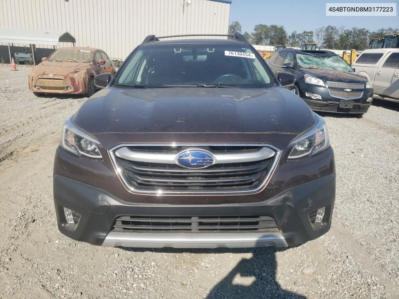 2021 Subaru Outback Limited Xt VIN: 4S4BTGND8M3177223 Lot: 76130454