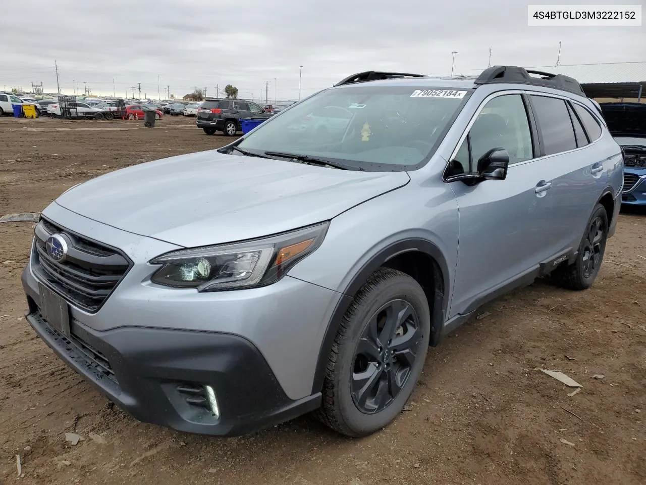 2021 Subaru Outback Onyx Edition Xt VIN: 4S4BTGLD3M3222152 Lot: 79052184