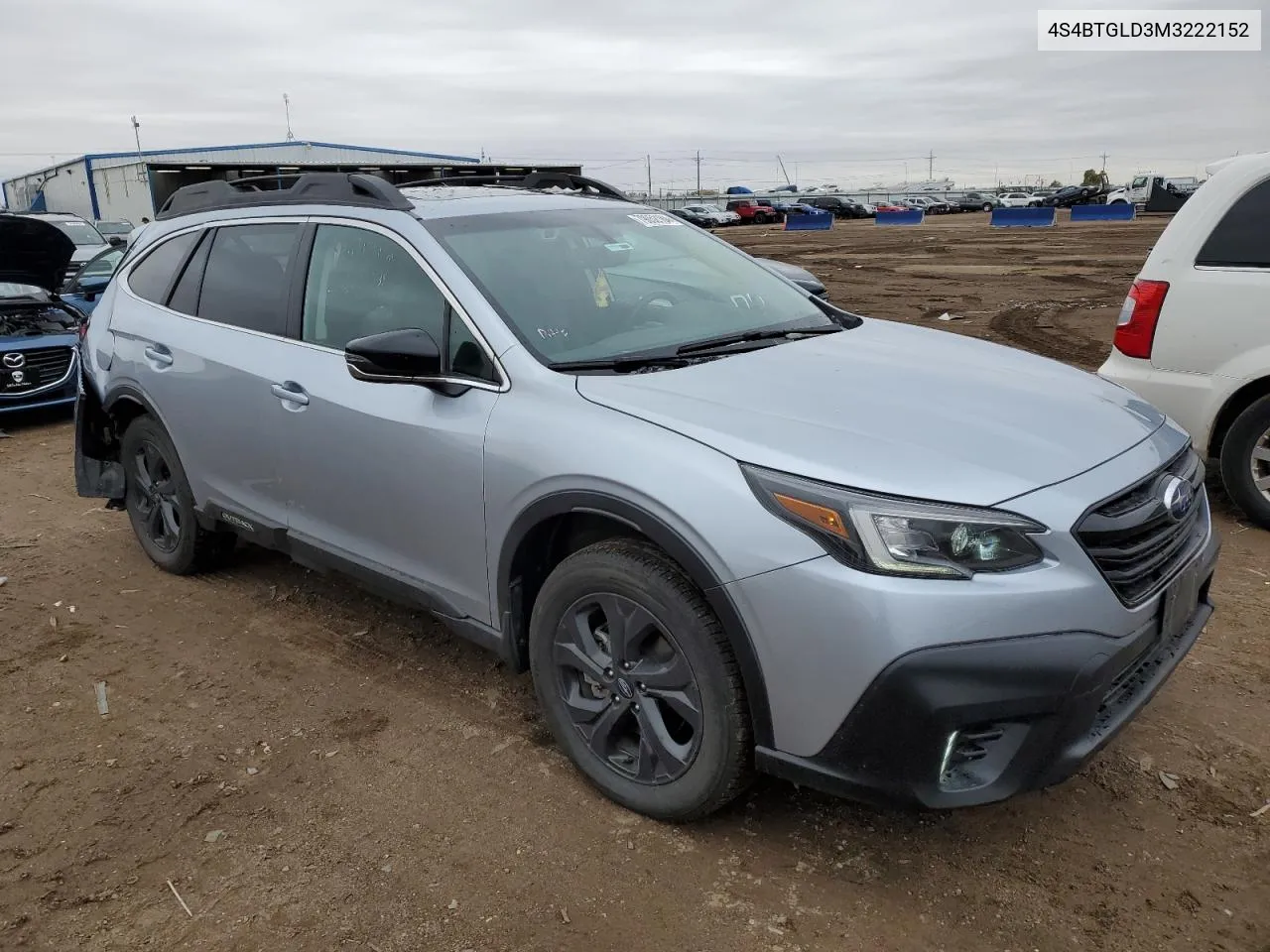 2021 Subaru Outback Onyx Edition Xt VIN: 4S4BTGLD3M3222152 Lot: 79052184