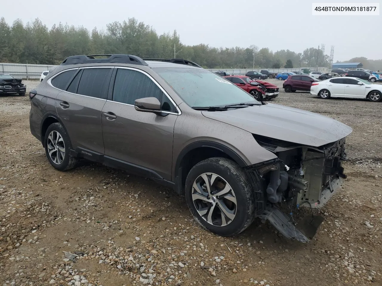 2021 Subaru Outback Limited Xt VIN: 4S4BTGND9M3181877 Lot: 79734594