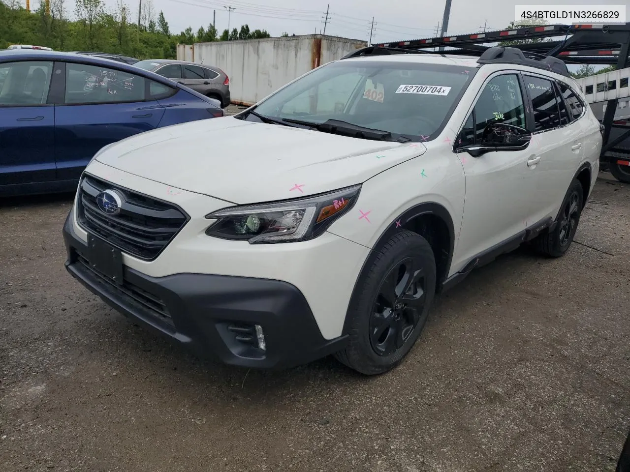 2022 Subaru Outback Onyx Edition Xt VIN: 4S4BTGLD1N3266829 Lot: 52700704