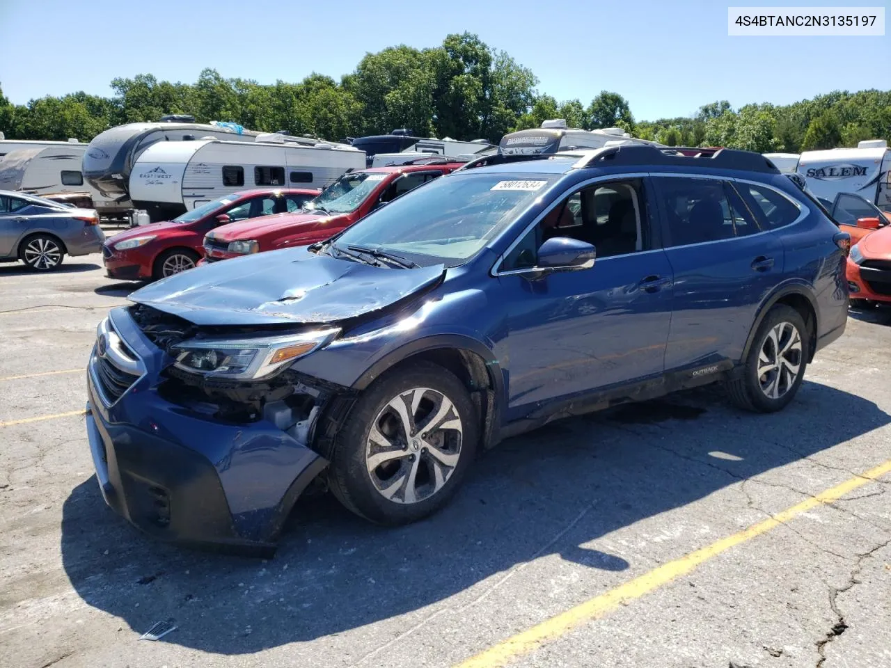 4S4BTANC2N3135197 2022 Subaru Outback Limited