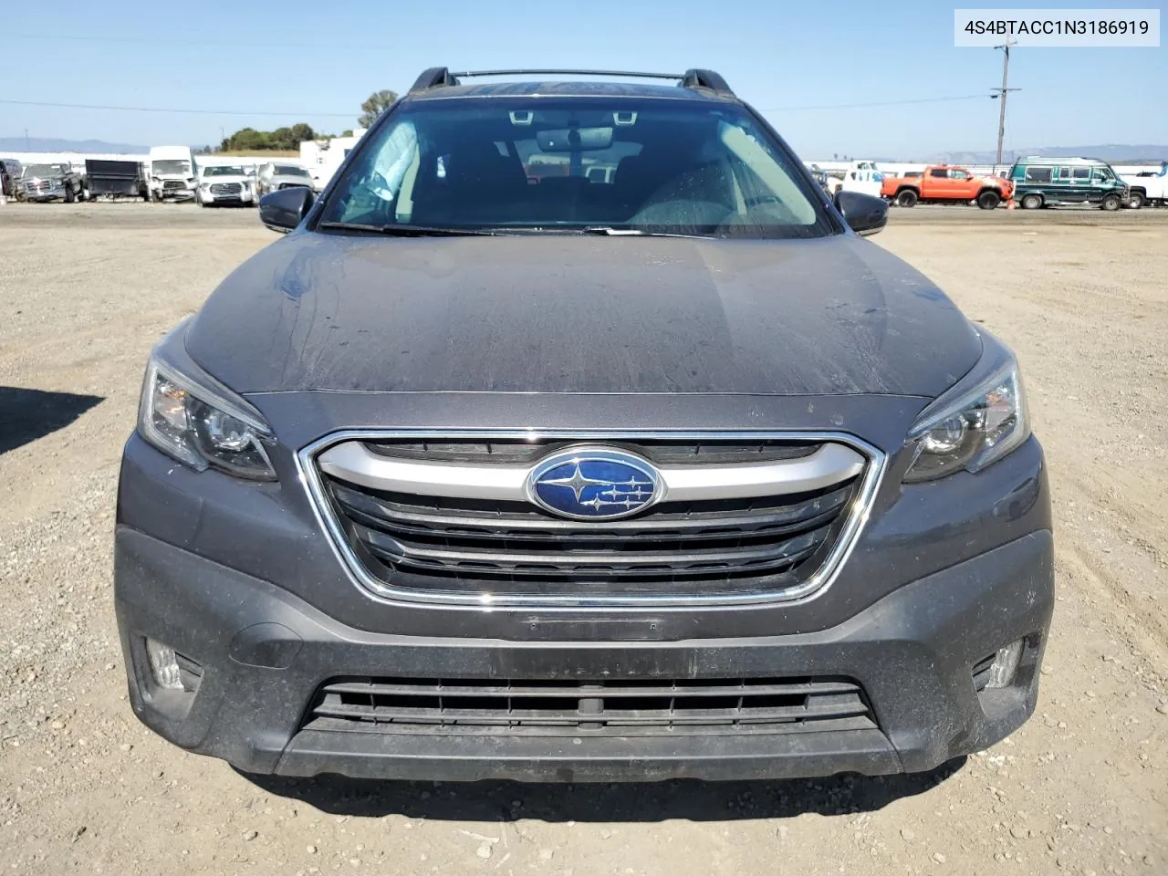 2022 Subaru Outback Premium VIN: 4S4BTACC1N3186919 Lot: 61457054