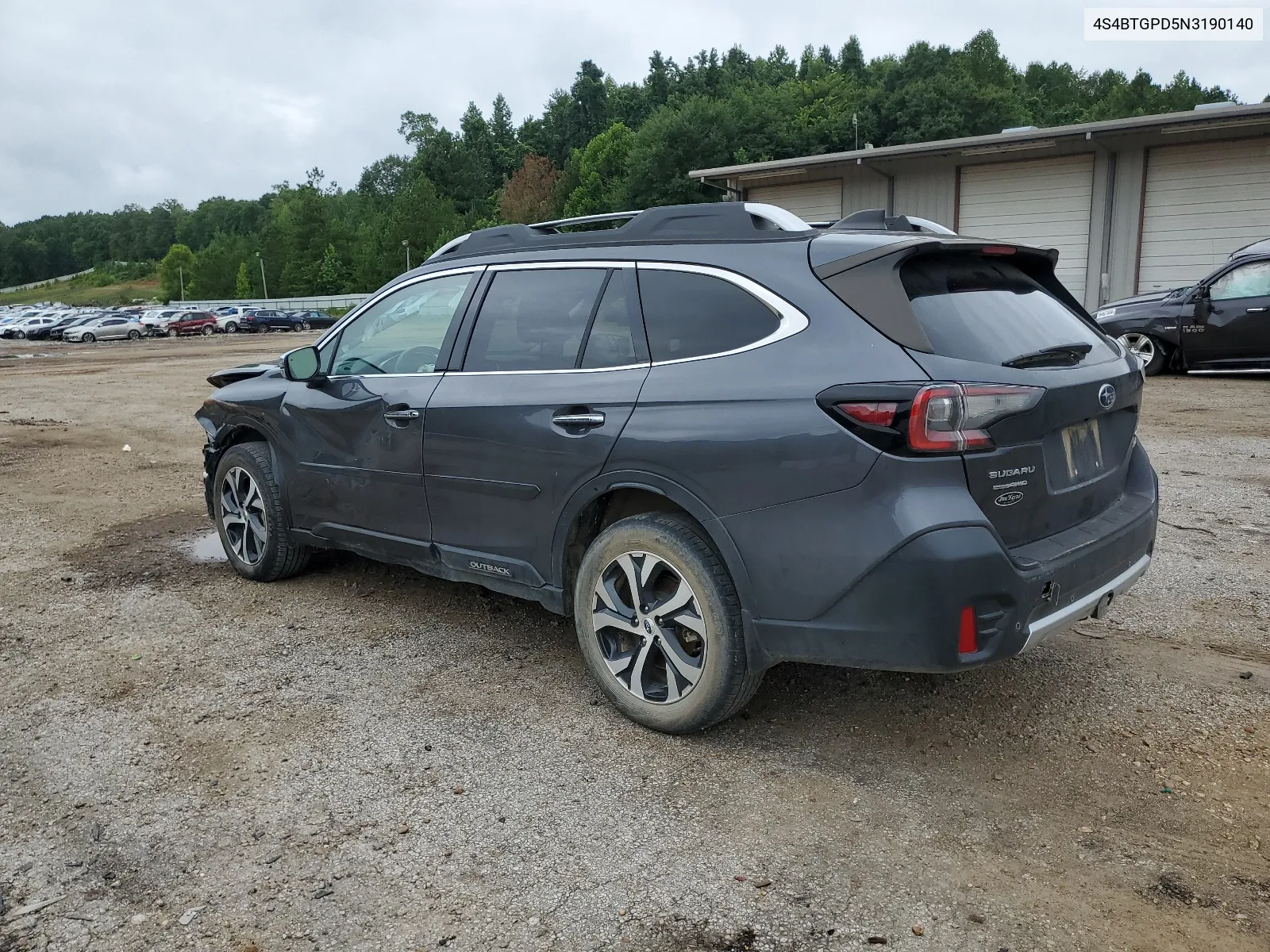 2022 Subaru Outback Touring VIN: 4S4BTGPD5N3190140 Lot: 62966614