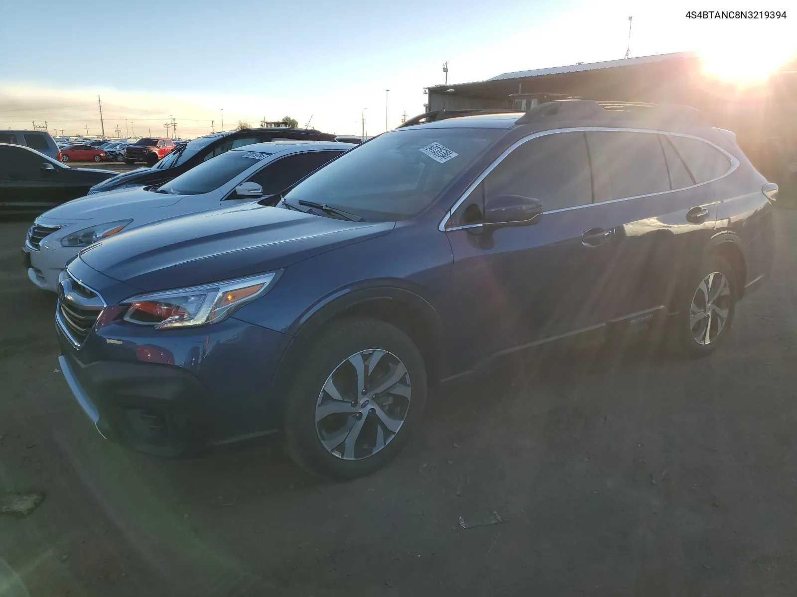 2022 Subaru Outback Limited VIN: 4S4BTANC8N3219394 Lot: 64135704