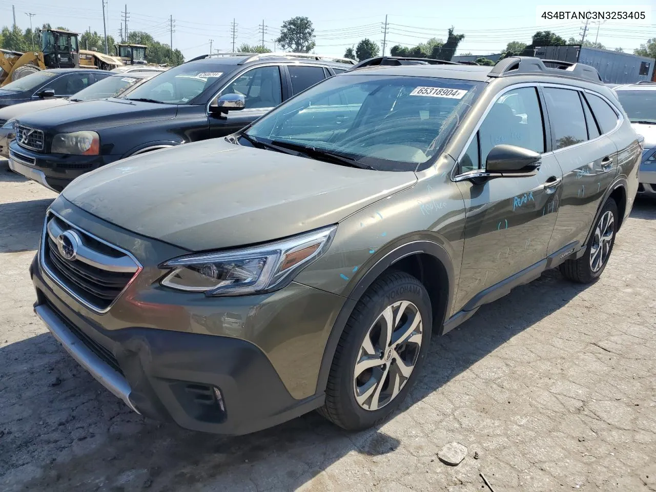 2022 Subaru Outback Limited VIN: 4S4BTANC3N3253405 Lot: 65318904