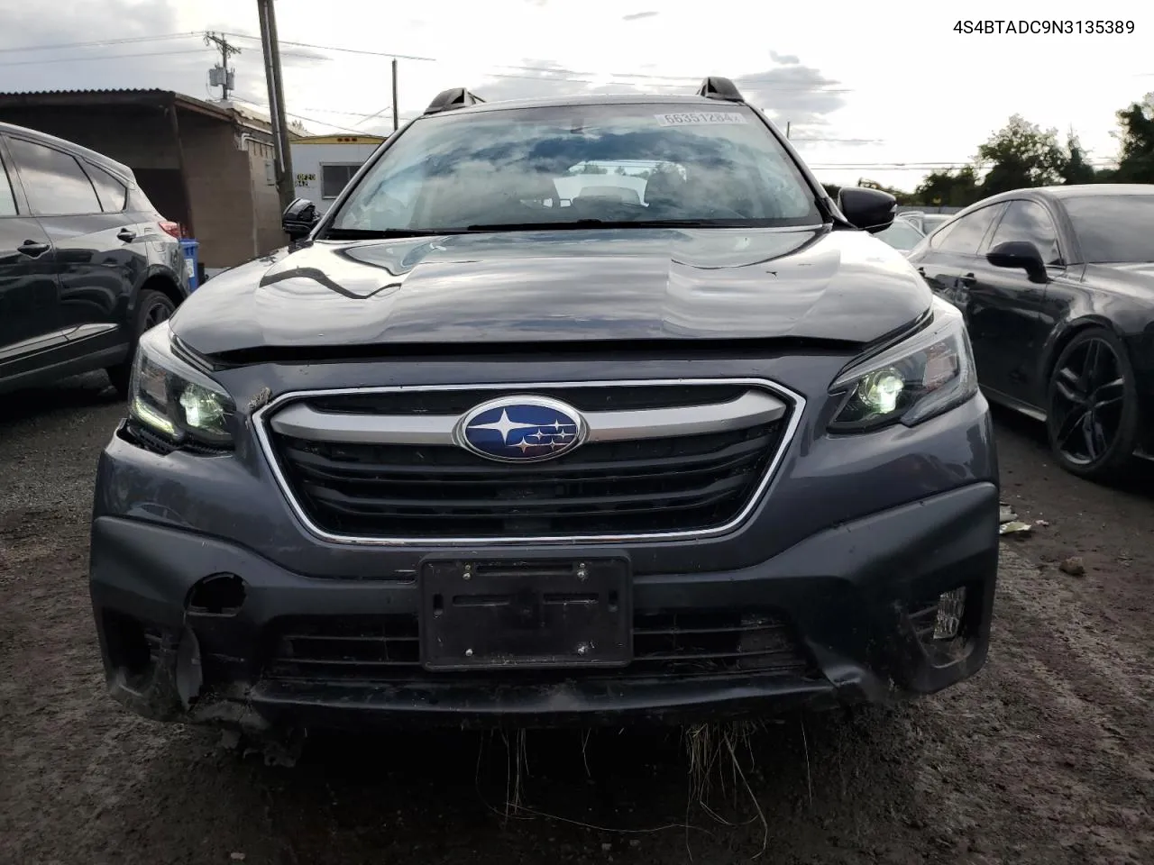 2022 Subaru Outback Premium VIN: 4S4BTADC9N3135389 Lot: 66351284