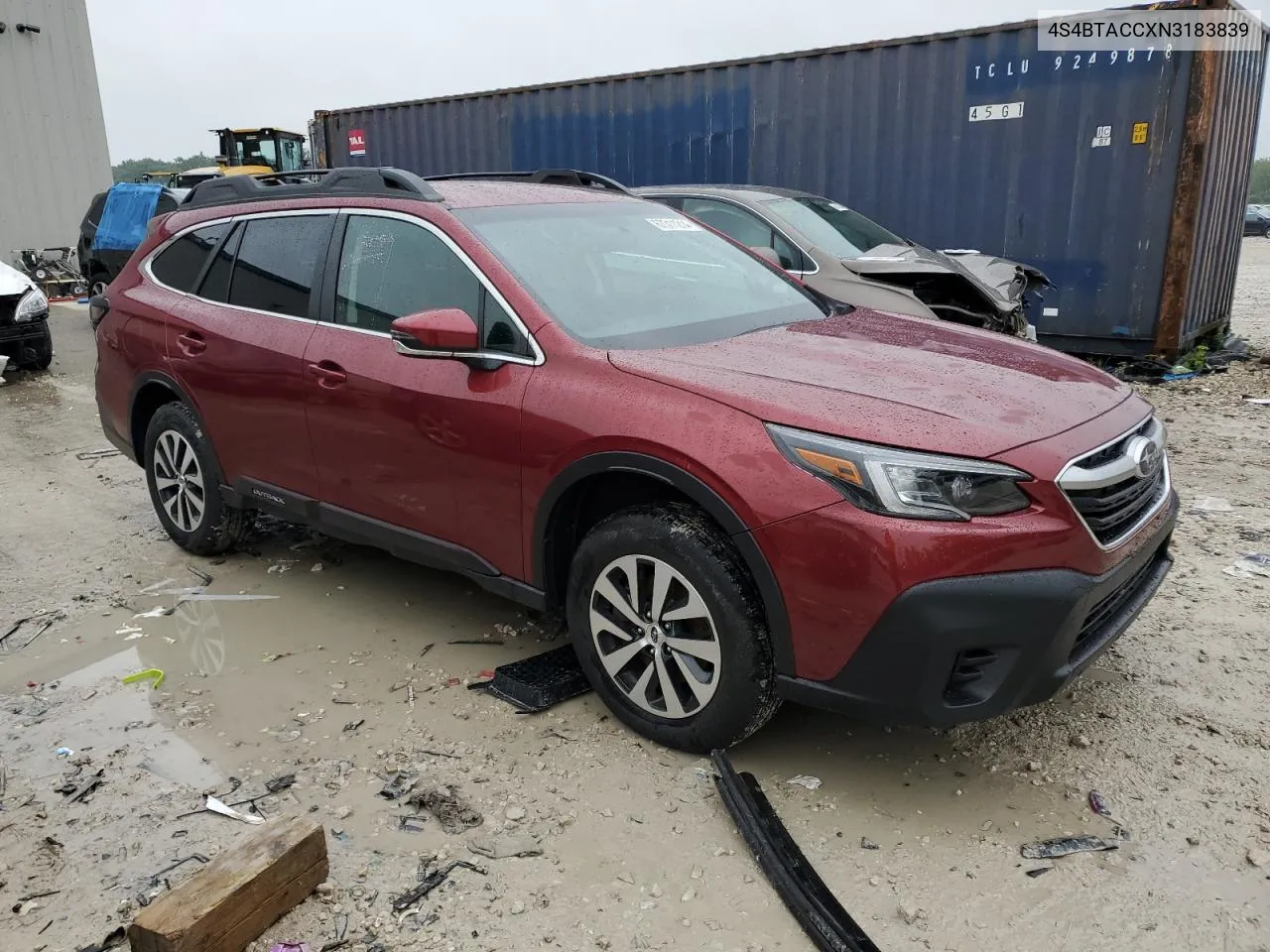 4S4BTACCXN3183839 2022 Subaru Outback Premium