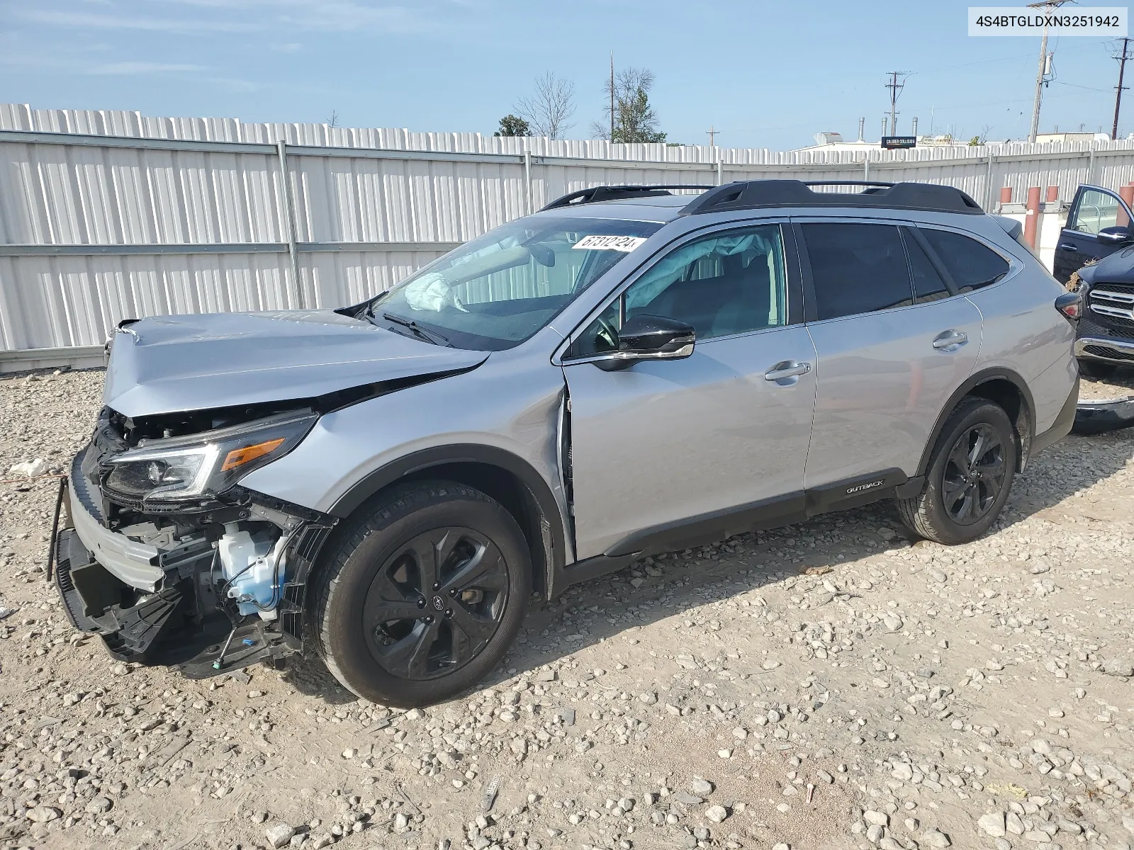 2022 Subaru Outback Onyx Edition Xt VIN: 4S4BTGLDXN3251942 Lot: 67312124