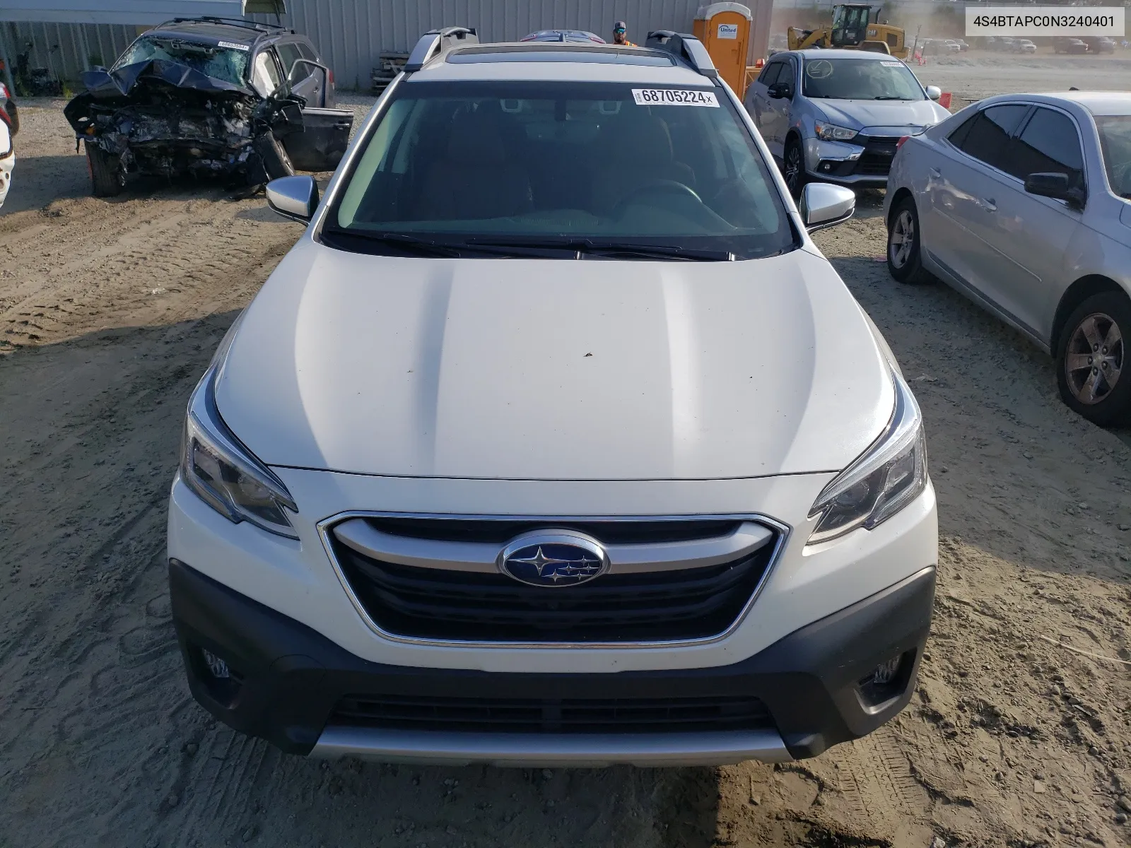 2022 Subaru Outback Touring VIN: 4S4BTAPC0N3240401 Lot: 68705224