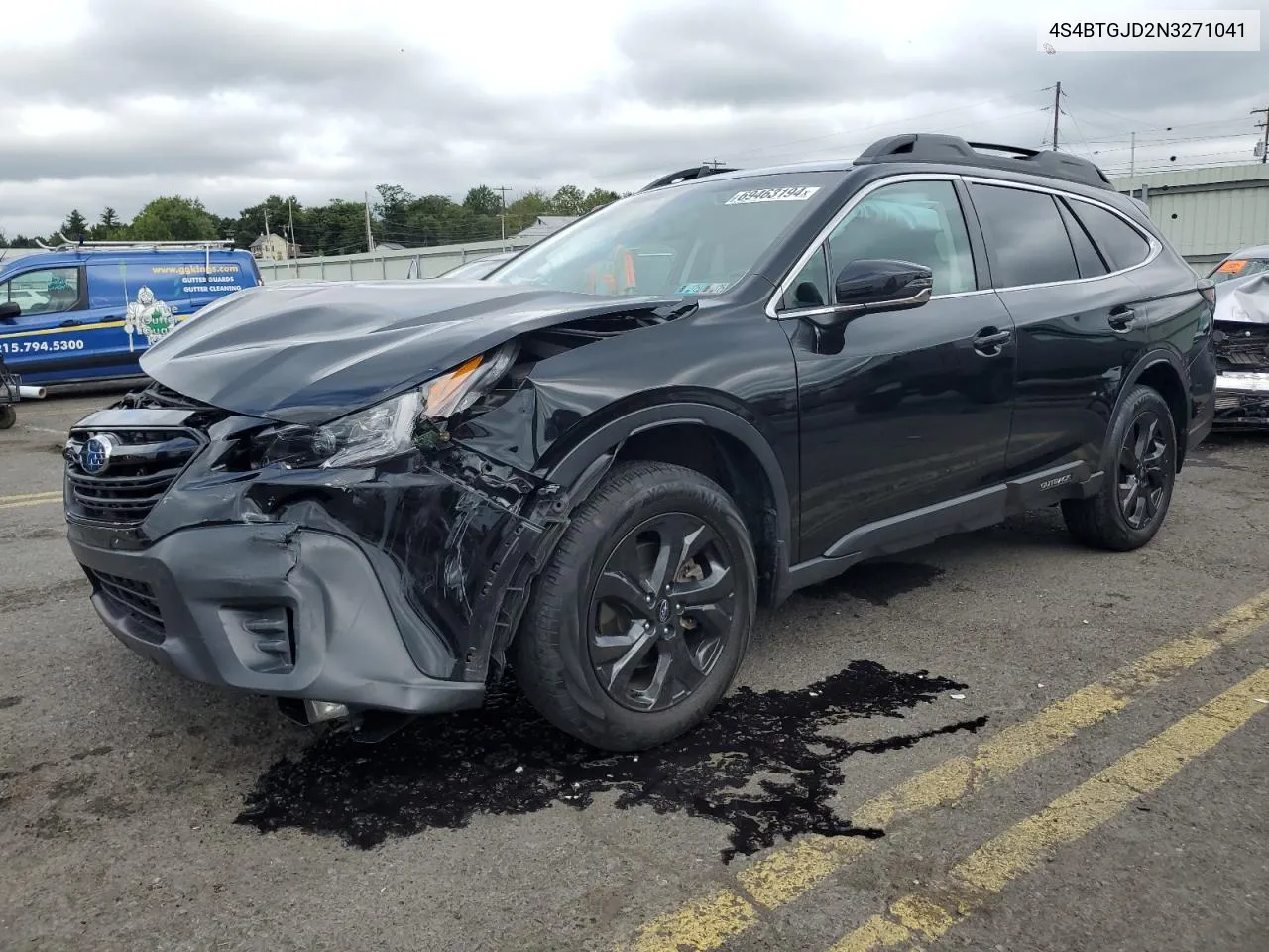 2022 Subaru Outback Onyx Edition Xt VIN: 4S4BTGJD2N3271041 Lot: 69463194