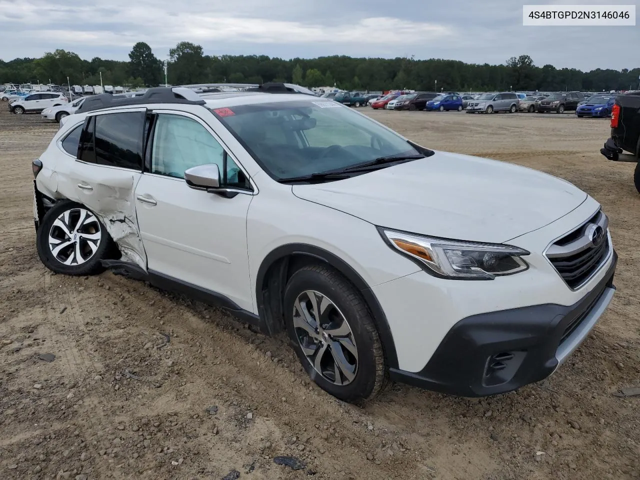 2022 Subaru Outback Touring VIN: 4S4BTGPD2N3146046 Lot: 69977344