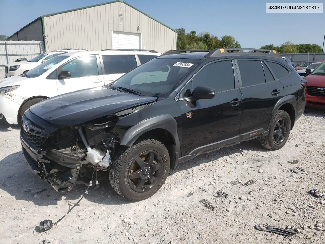 2022 Subaru Outback Wilderness VIN: 4S4BTGUD4N3180817 Lot: 70185834