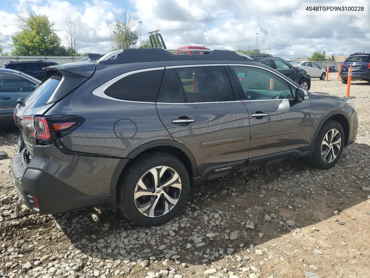 2022 Subaru Outback Touring VIN: 4S4BTGPD9N3100228 Lot: 70229544