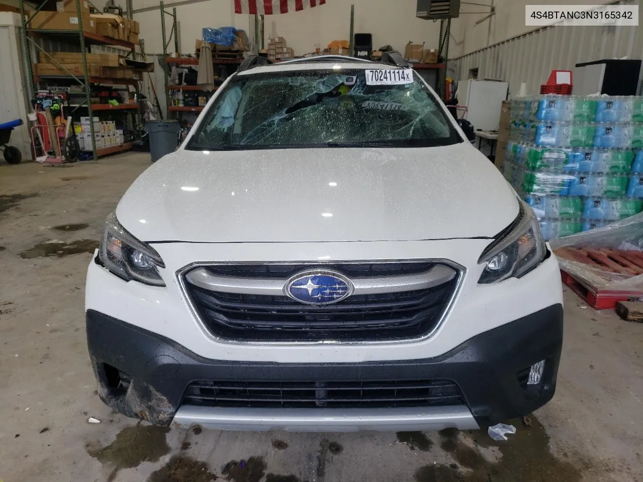 2022 Subaru Outback Limited VIN: 4S4BTANC3N3165342 Lot: 70241114