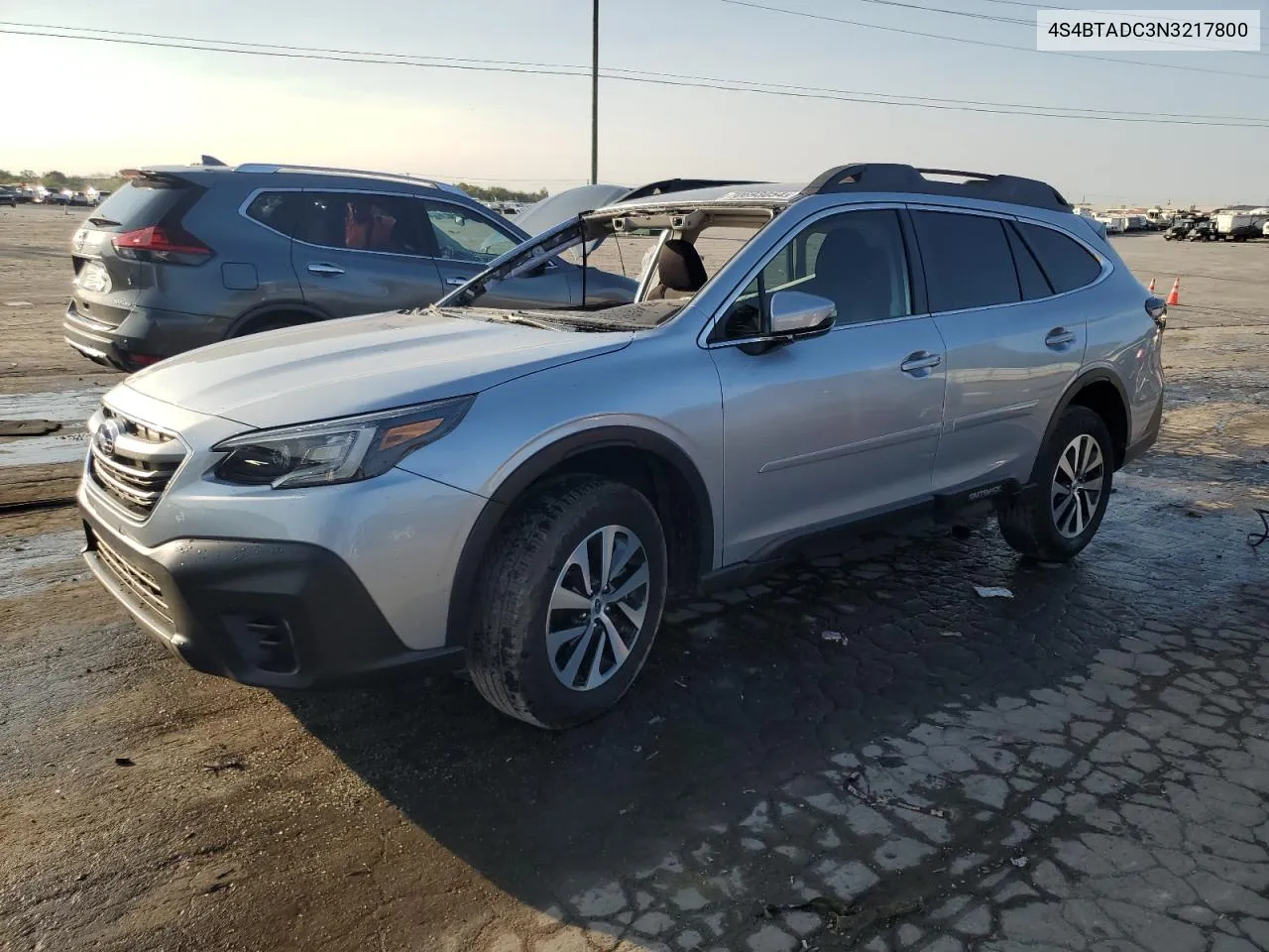 2022 Subaru Outback Premium VIN: 4S4BTADC3N3217800 Lot: 70693054