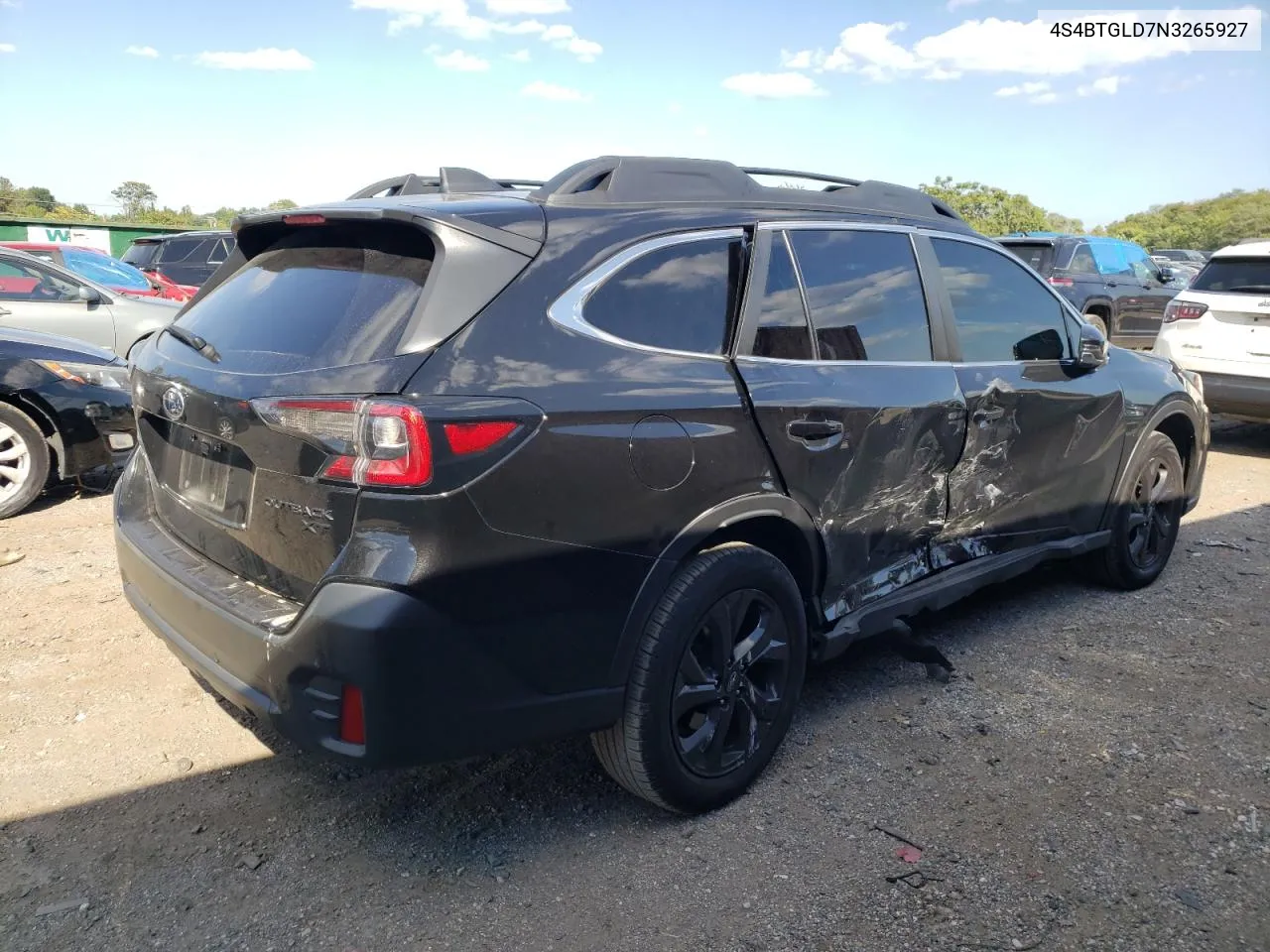 2022 Subaru Outback Onyx Edition Xt VIN: 4S4BTGLD7N3265927 Lot: 71010654