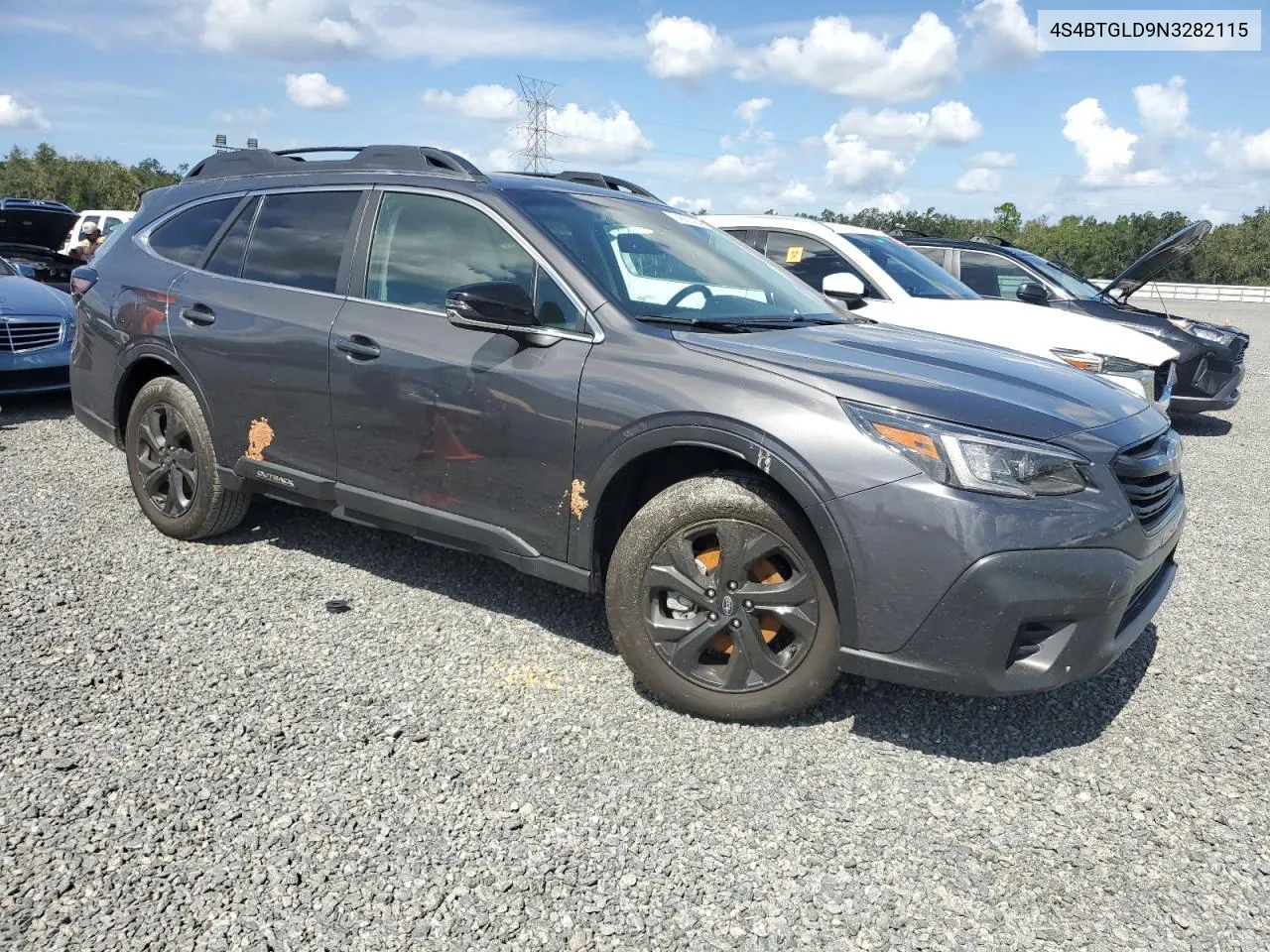 2022 Subaru Outback Onyx Edition Xt VIN: 4S4BTGLD9N3282115 Lot: 74381454