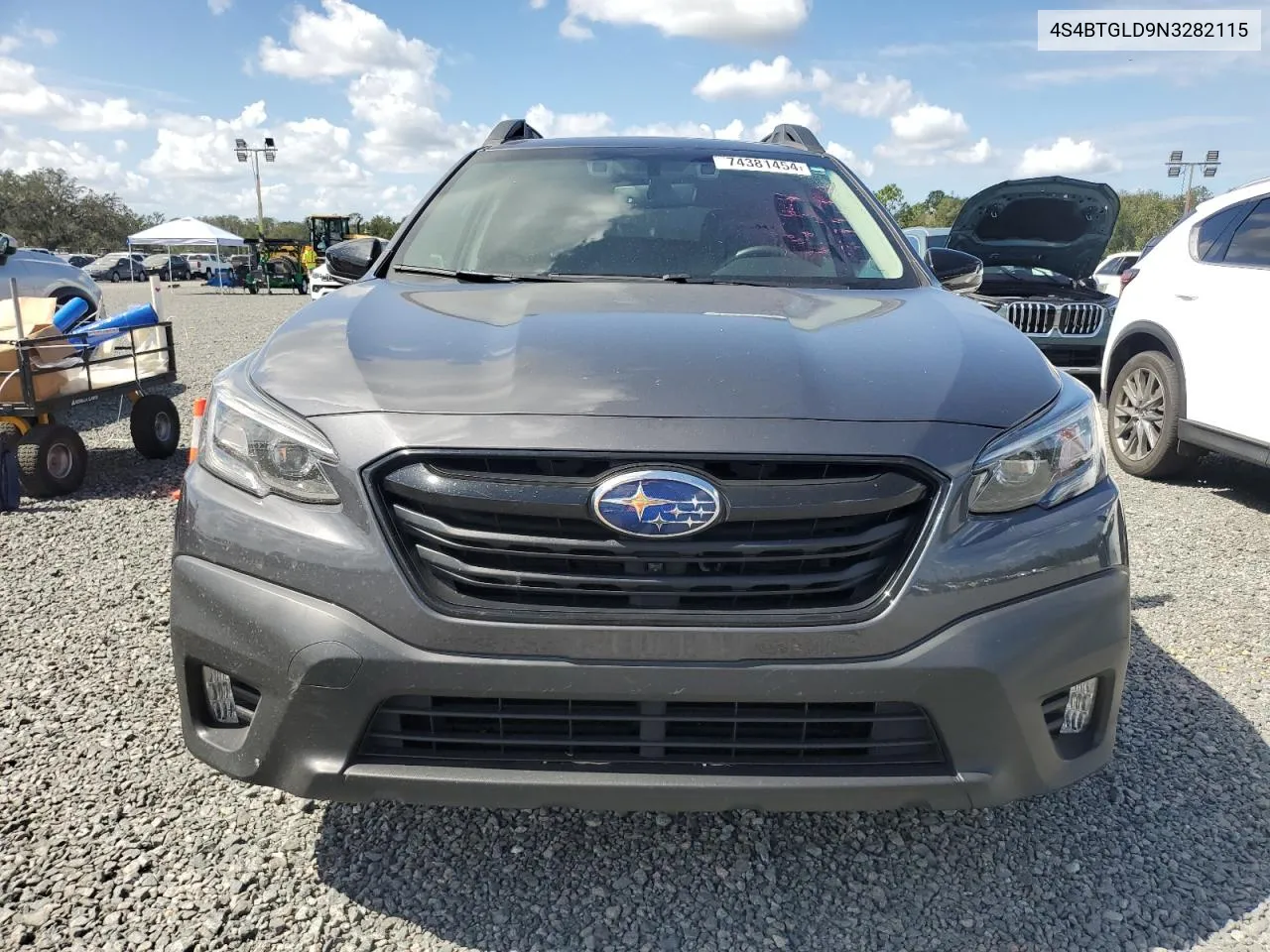 2022 Subaru Outback Onyx Edition Xt VIN: 4S4BTGLD9N3282115 Lot: 74381454