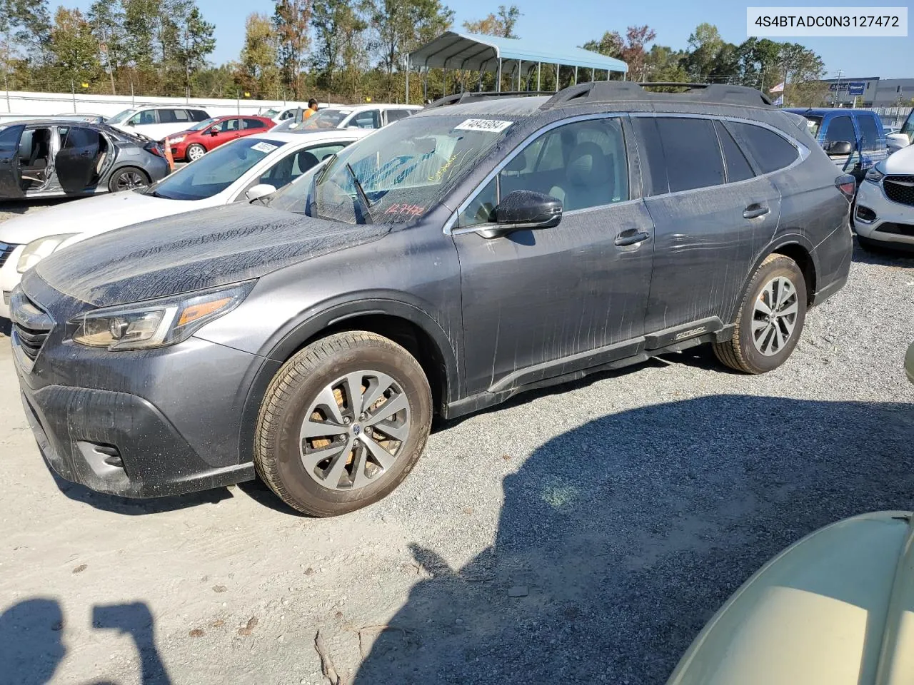 2022 Subaru Outback Premium VIN: 4S4BTADC0N3127472 Lot: 74845984