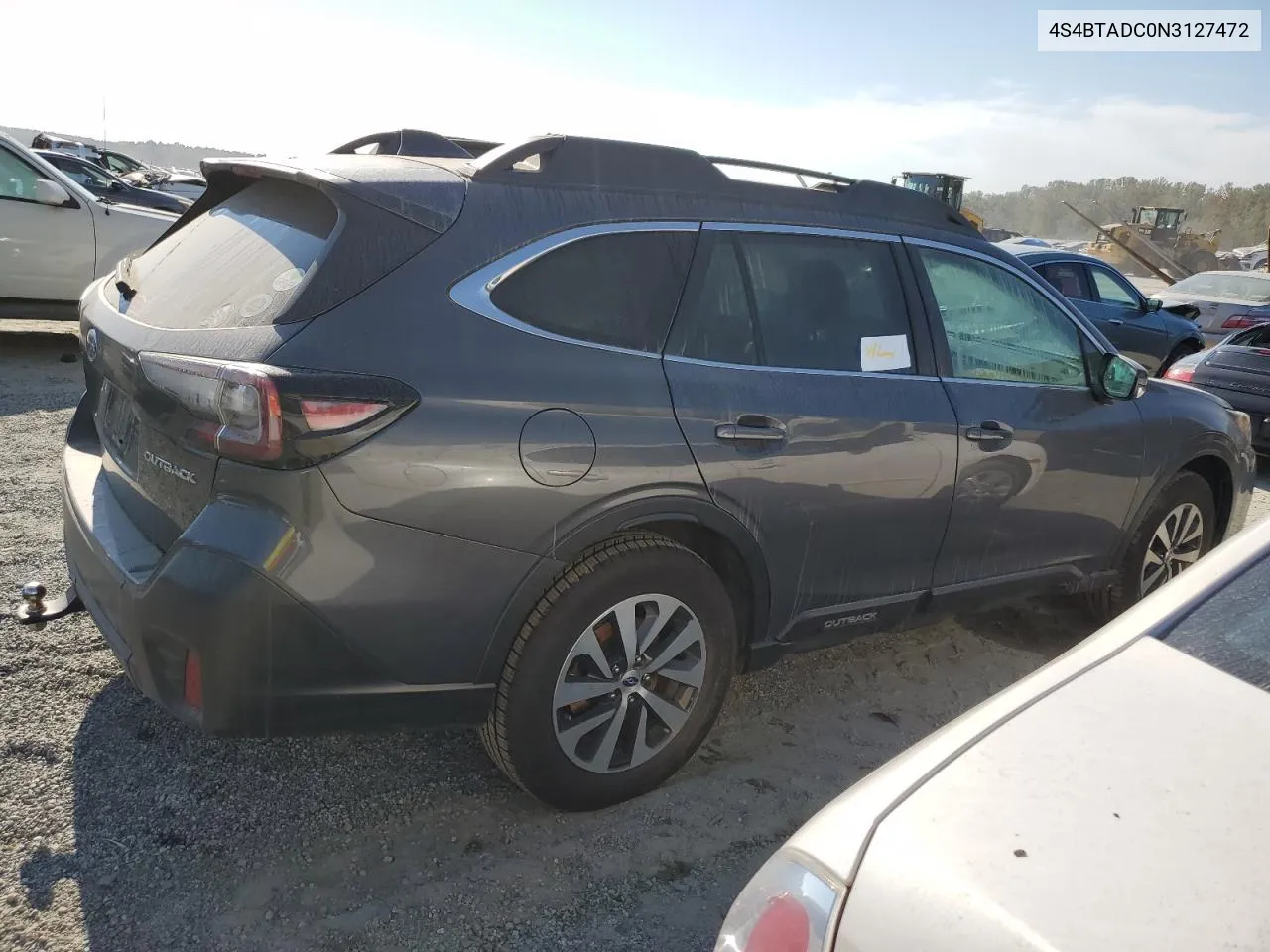 2022 Subaru Outback Premium VIN: 4S4BTADC0N3127472 Lot: 74845984