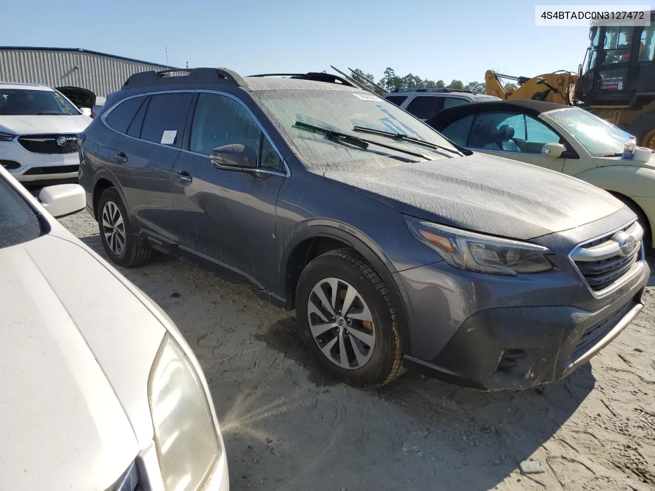 2022 Subaru Outback Premium VIN: 4S4BTADC0N3127472 Lot: 74845984