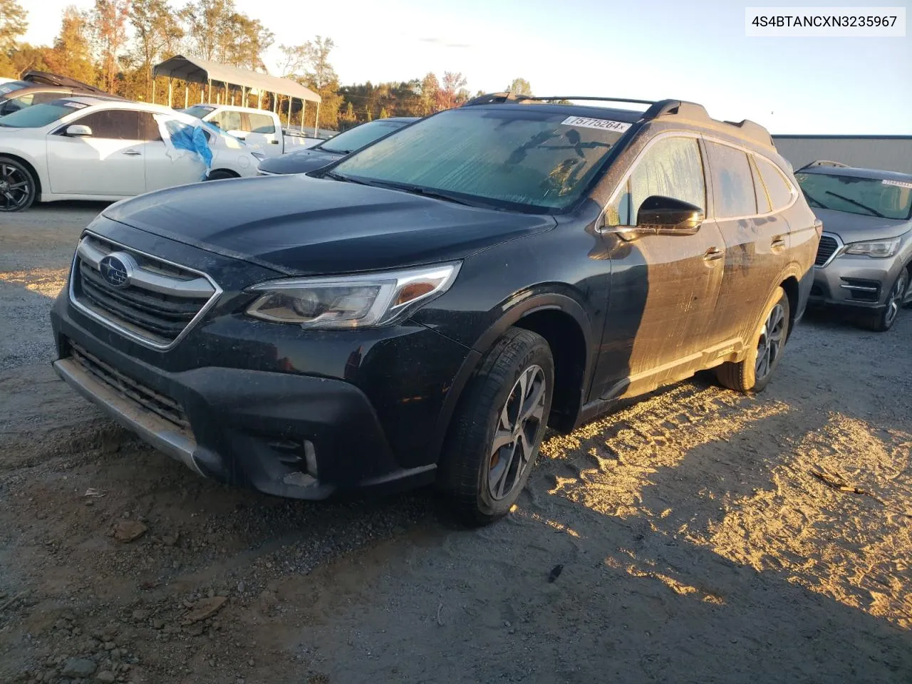 2022 Subaru Outback Limited VIN: 4S4BTANCXN3235967 Lot: 75775264