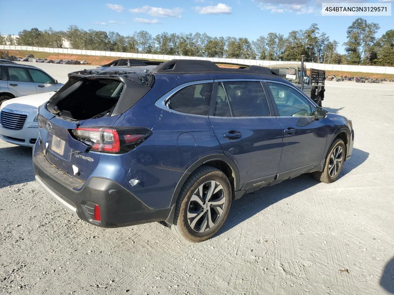 2022 Subaru Outback Limited VIN: 4S4BTANC3N3129571 Lot: 76059134