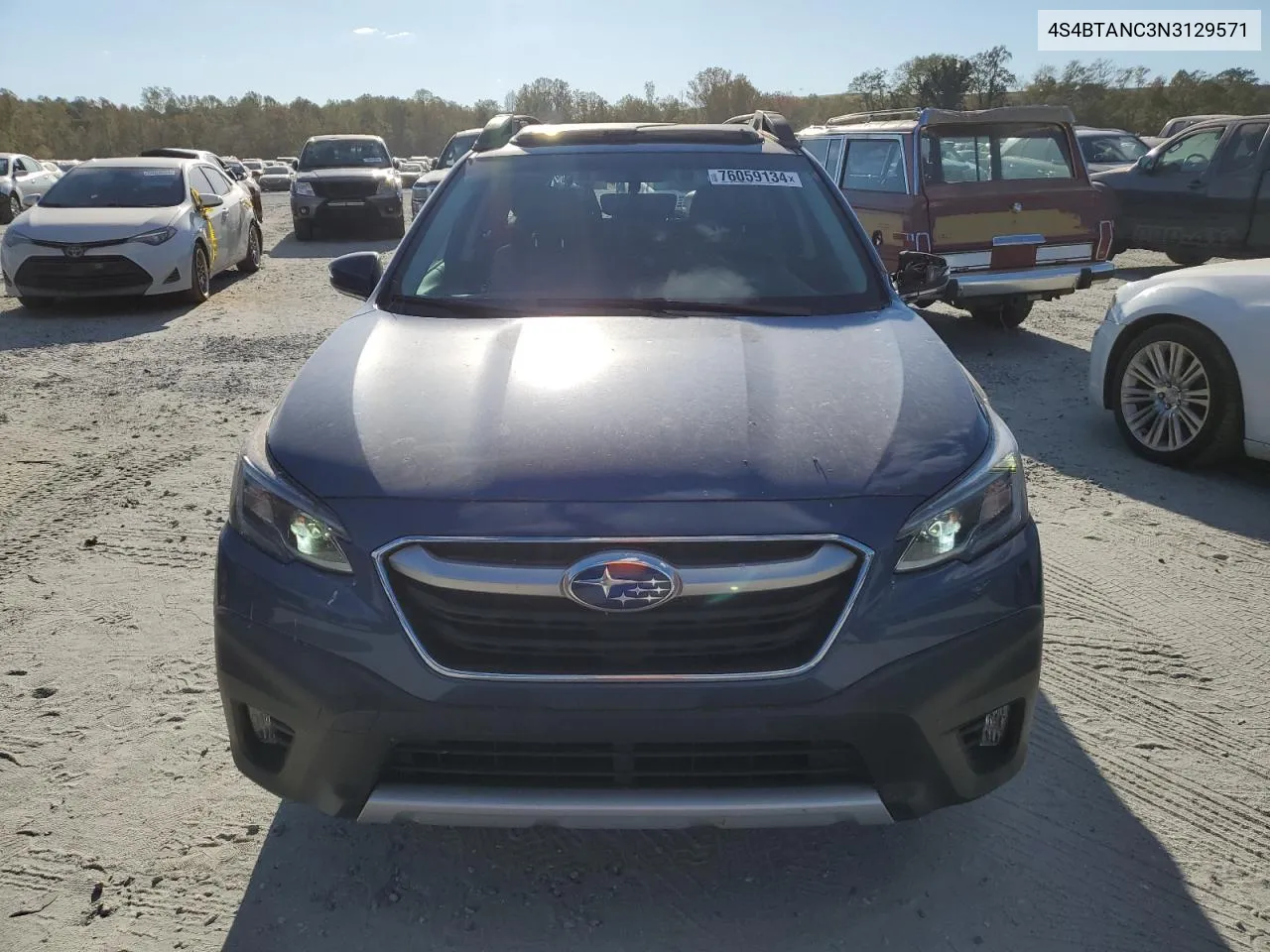 2022 Subaru Outback Limited VIN: 4S4BTANC3N3129571 Lot: 76059134