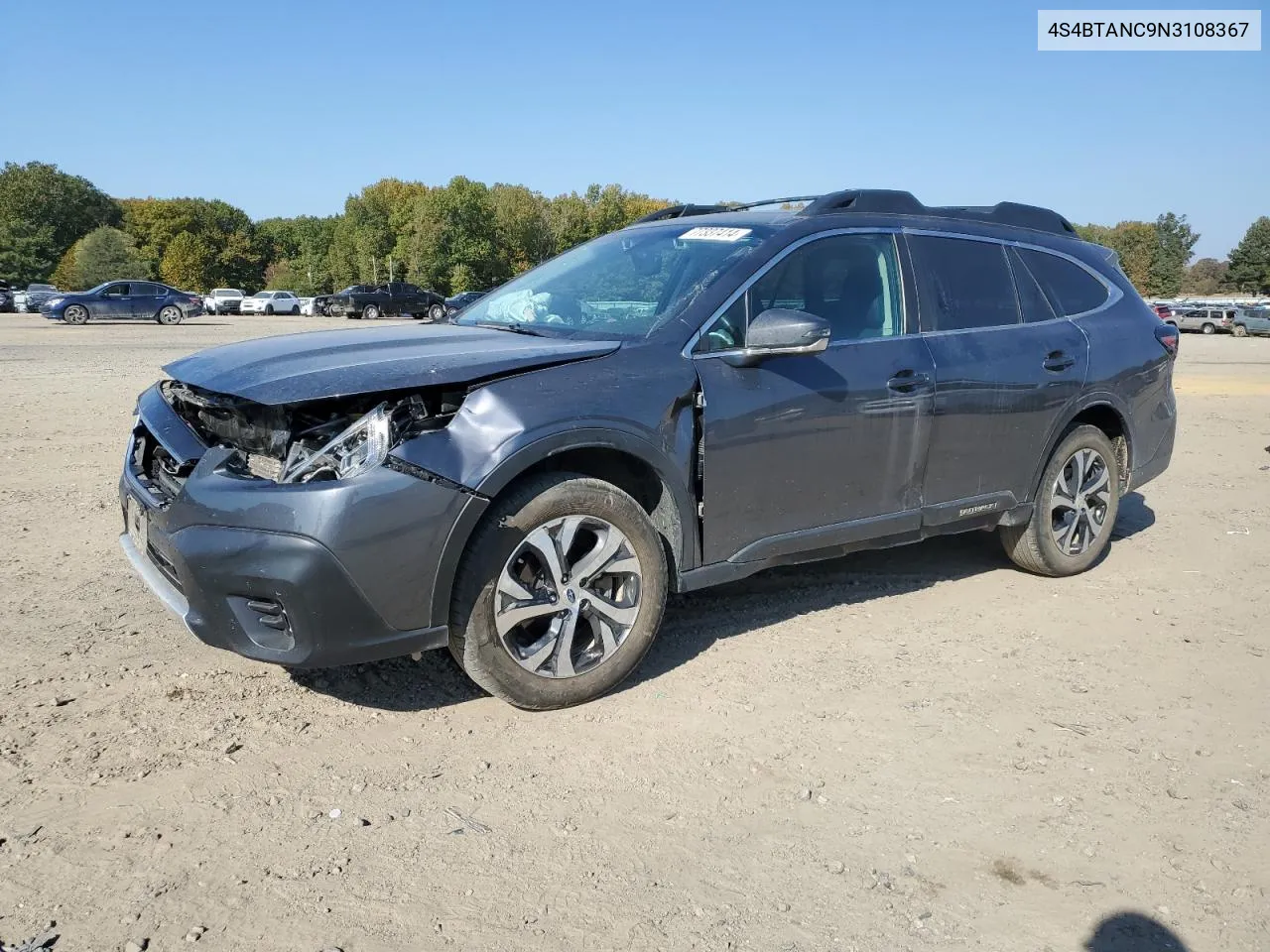 2022 Subaru Outback Limited VIN: 4S4BTANC9N3108367 Lot: 77337414