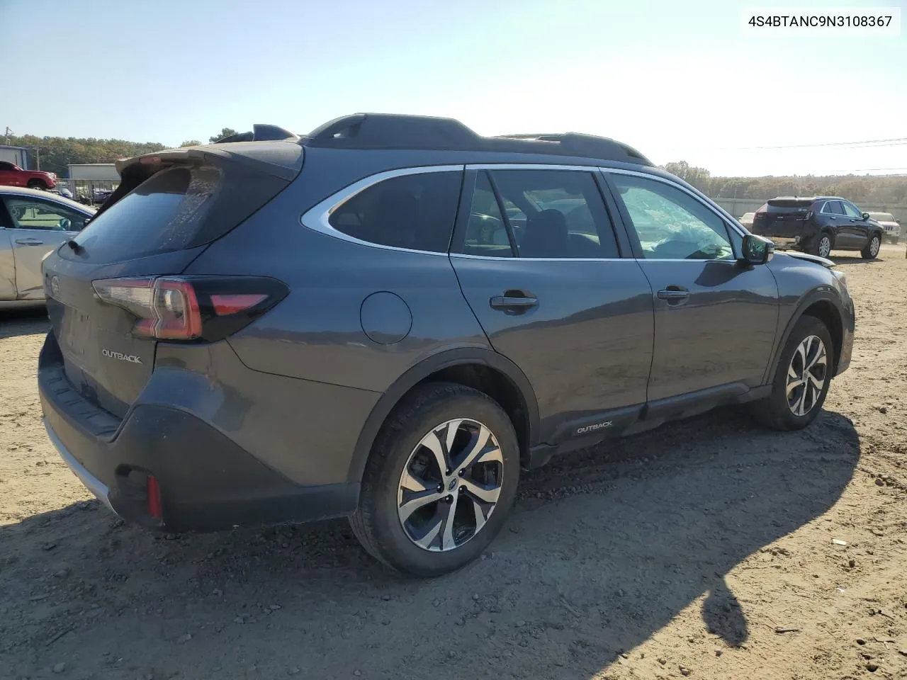 2022 Subaru Outback Limited VIN: 4S4BTANC9N3108367 Lot: 77337414