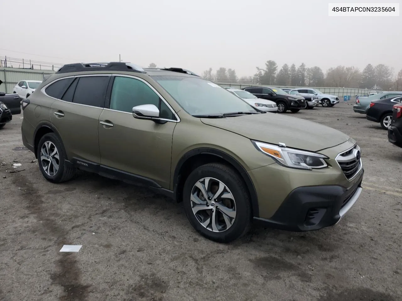 2022 Subaru Outback Touring VIN: 4S4BTAPC0N3235604 Lot: 78185864