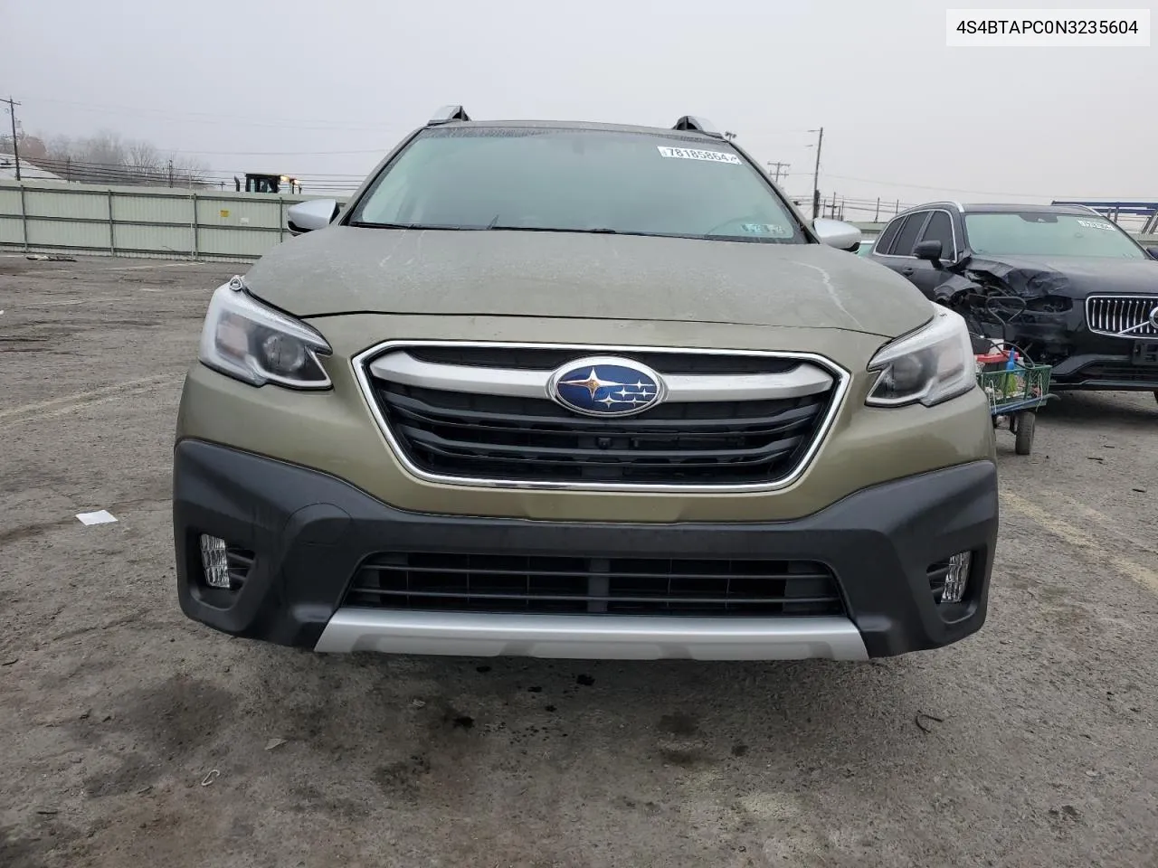 2022 Subaru Outback Touring VIN: 4S4BTAPC0N3235604 Lot: 78185864